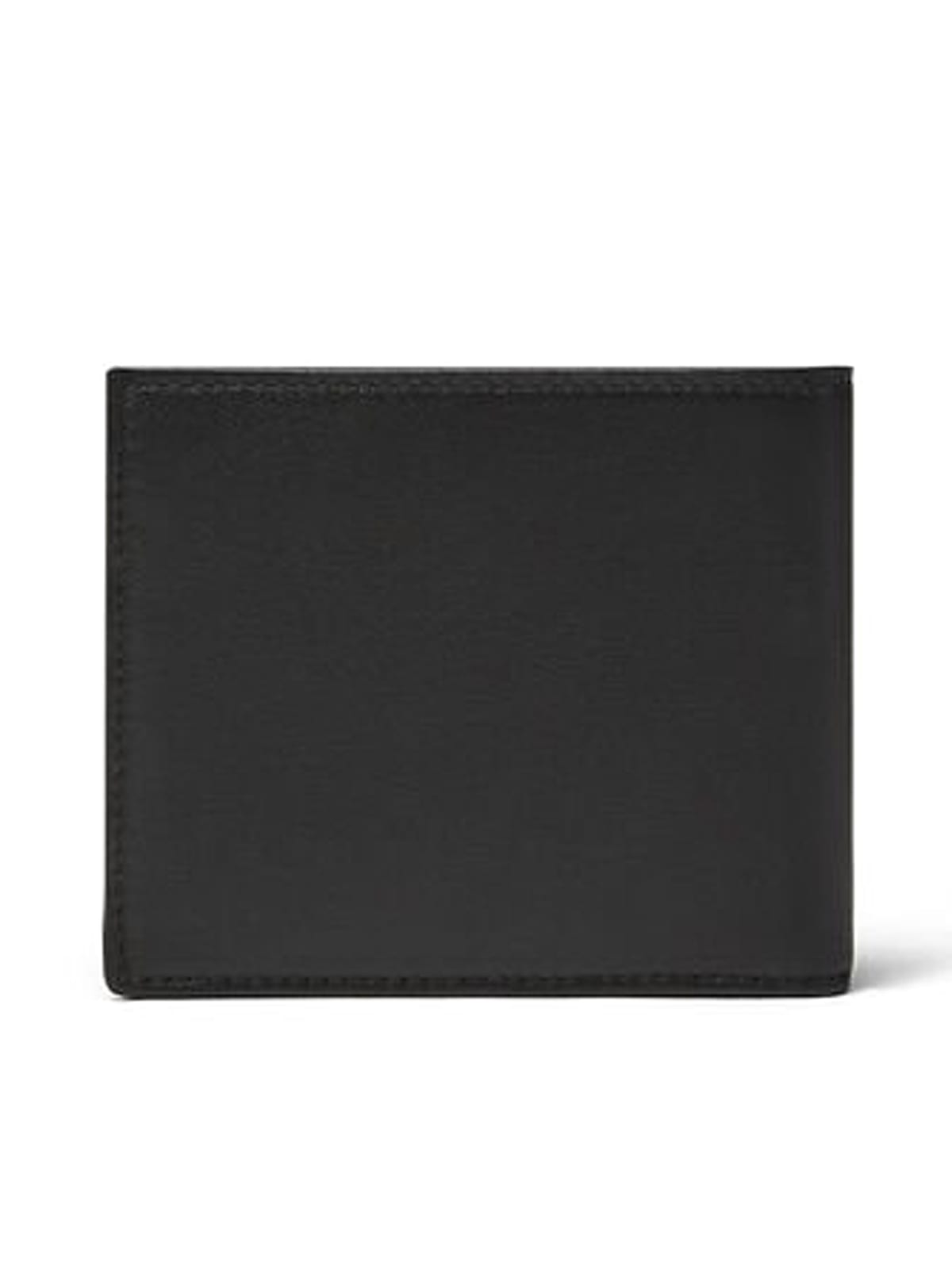 Shop Versace Bi-fold Wallet Calf In V Black Gold
