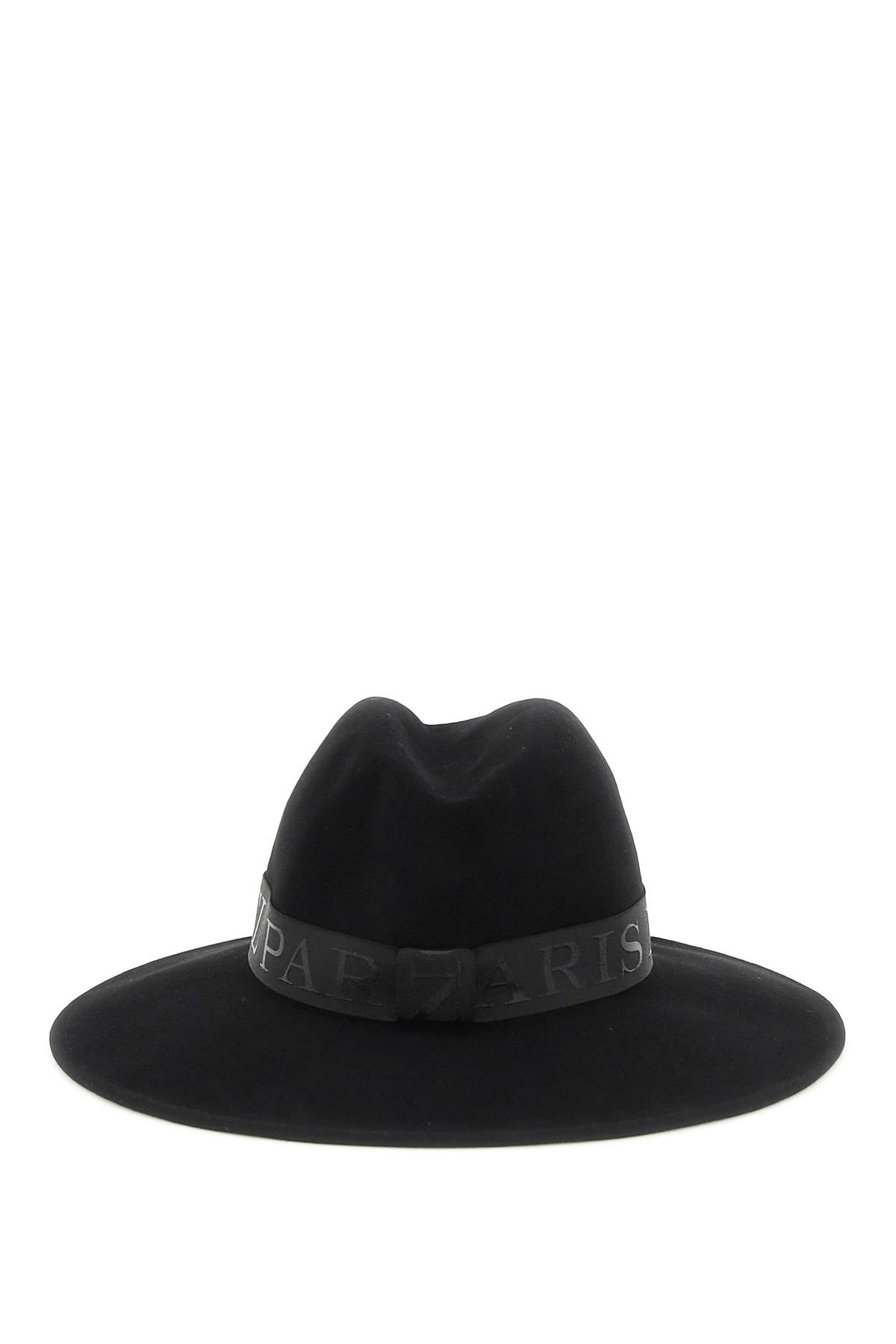 Shop Maison Michel Zango Felt Fedora Hat In Black (black)