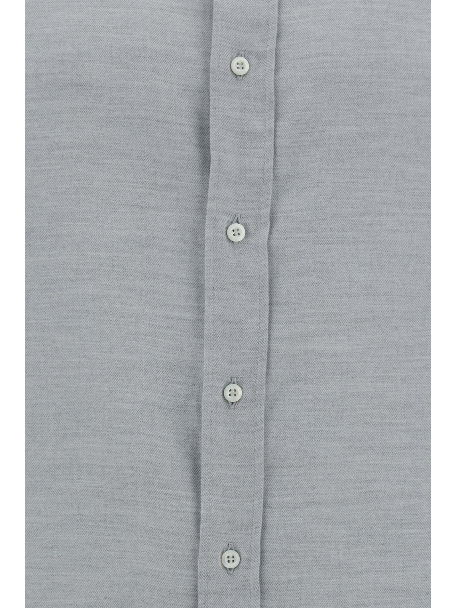 Shop Brunello Cucinelli Shirt In Perla