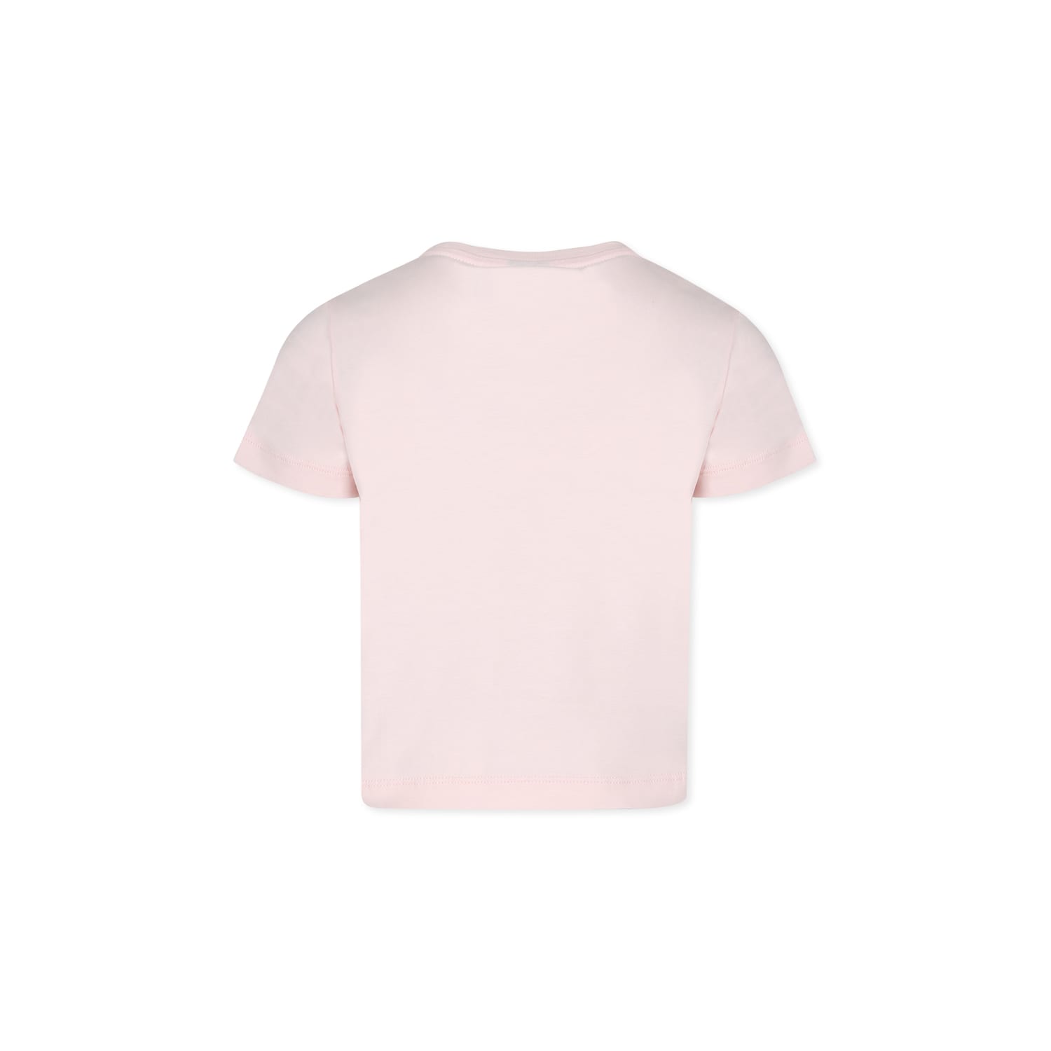 Shop Colmar Pink T-shirt For Girl With Logo