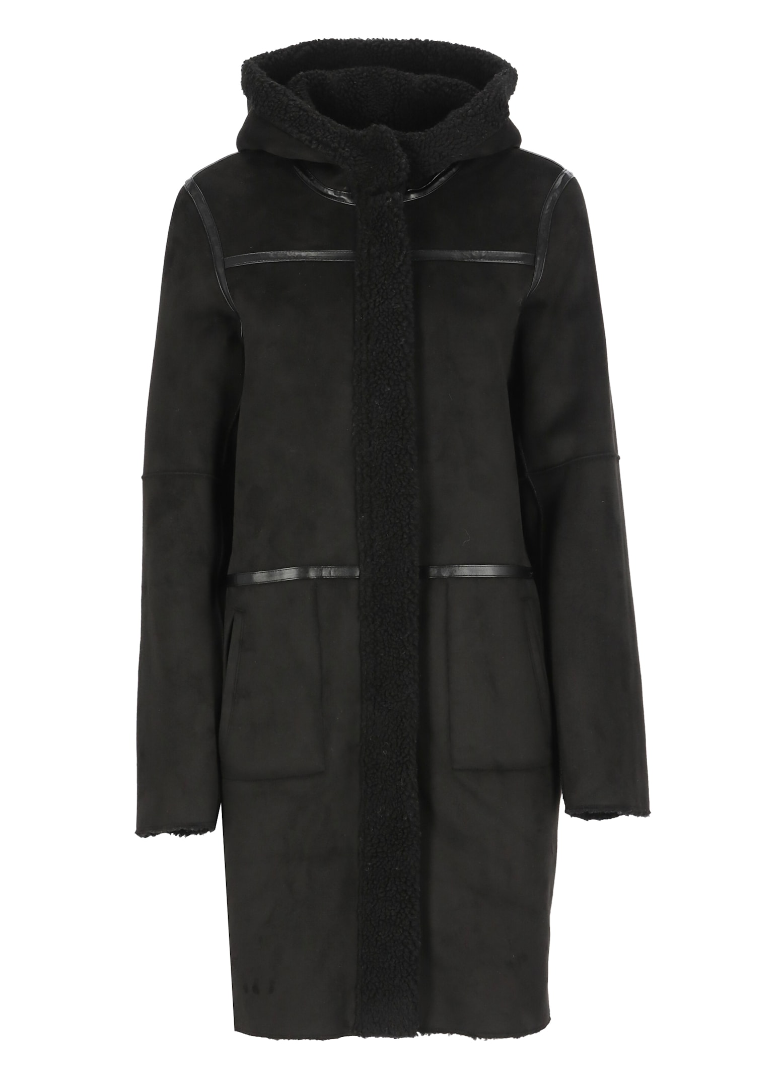 Coat With Syntetic Fur