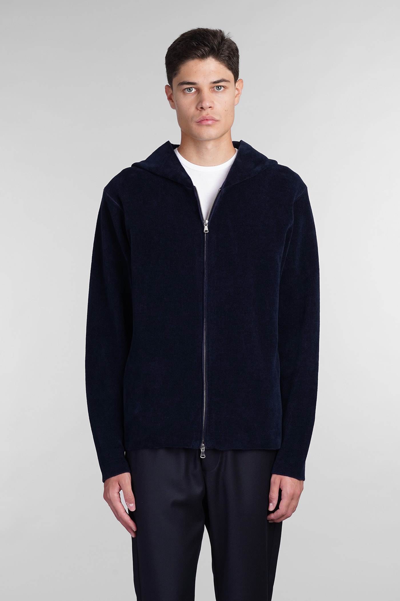 Relo Sweatshirt In Blue Cotton