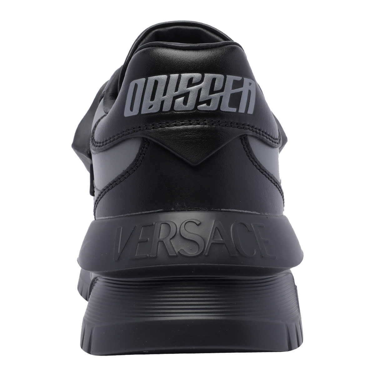 Shop Versace Odissea Sneakers In Black