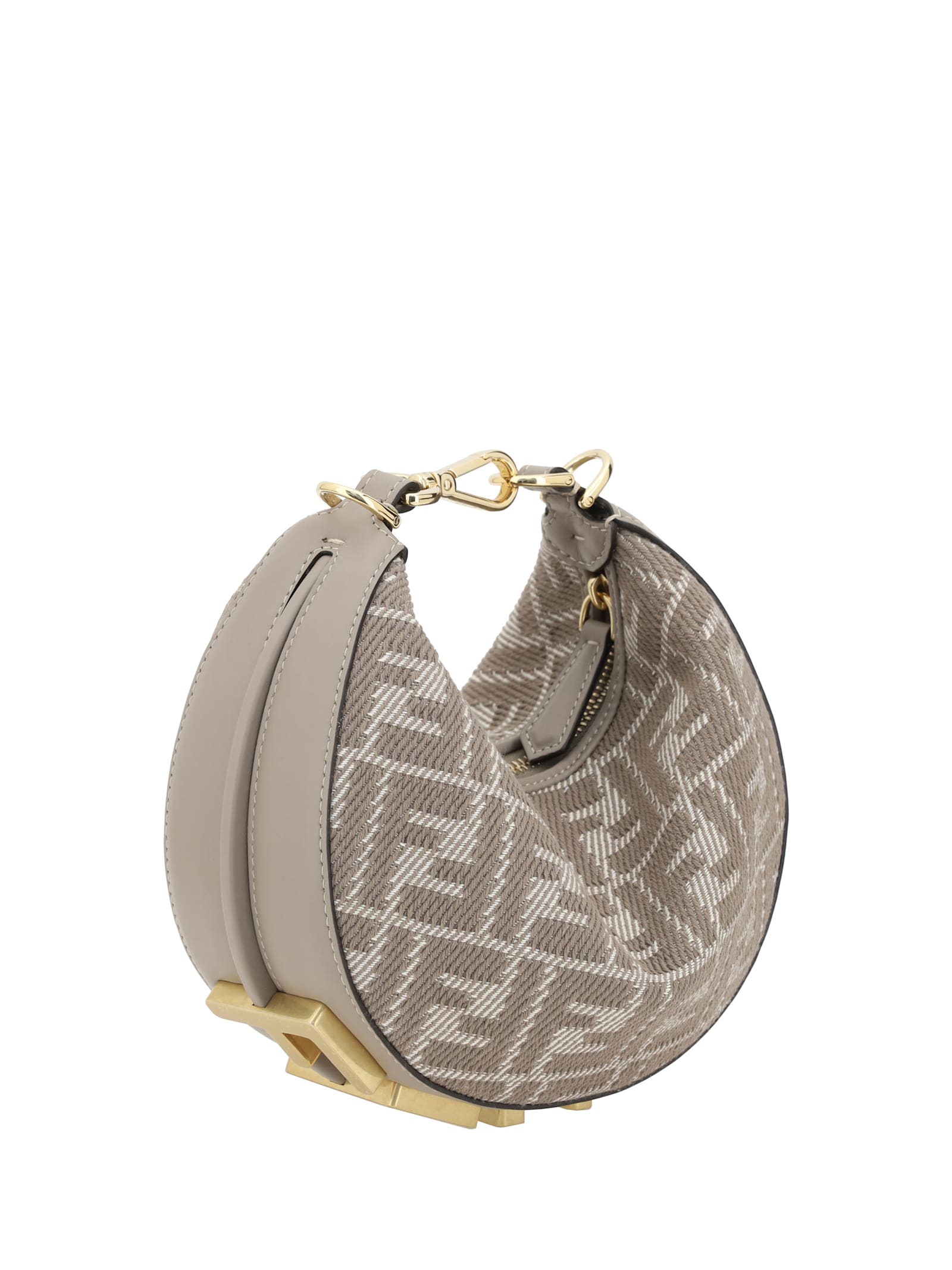 Shop Fendi Graphy Mini Hobo Bag