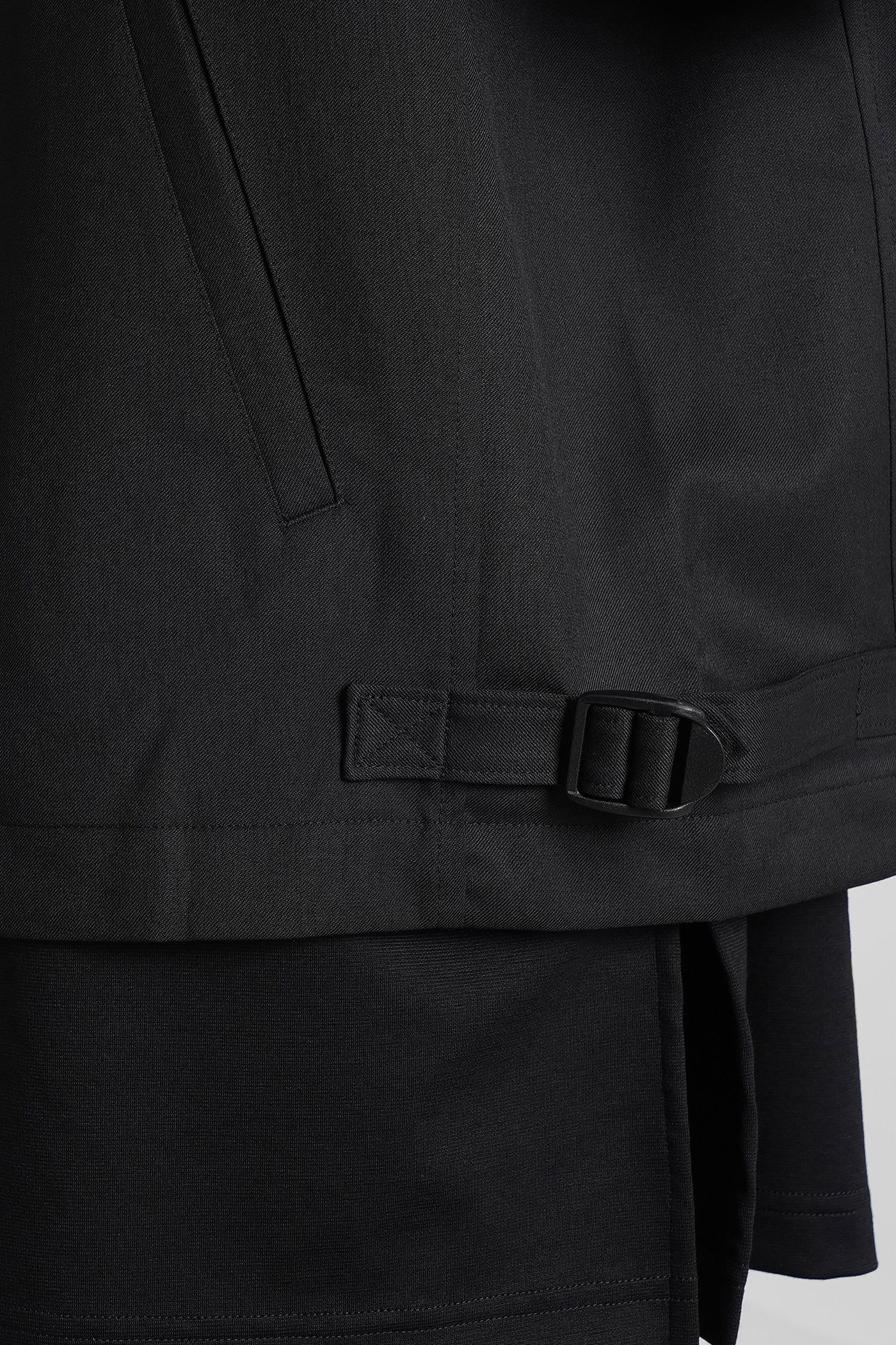 Y-3 Ref W Blouson Polyester And Wool Jacket In Black