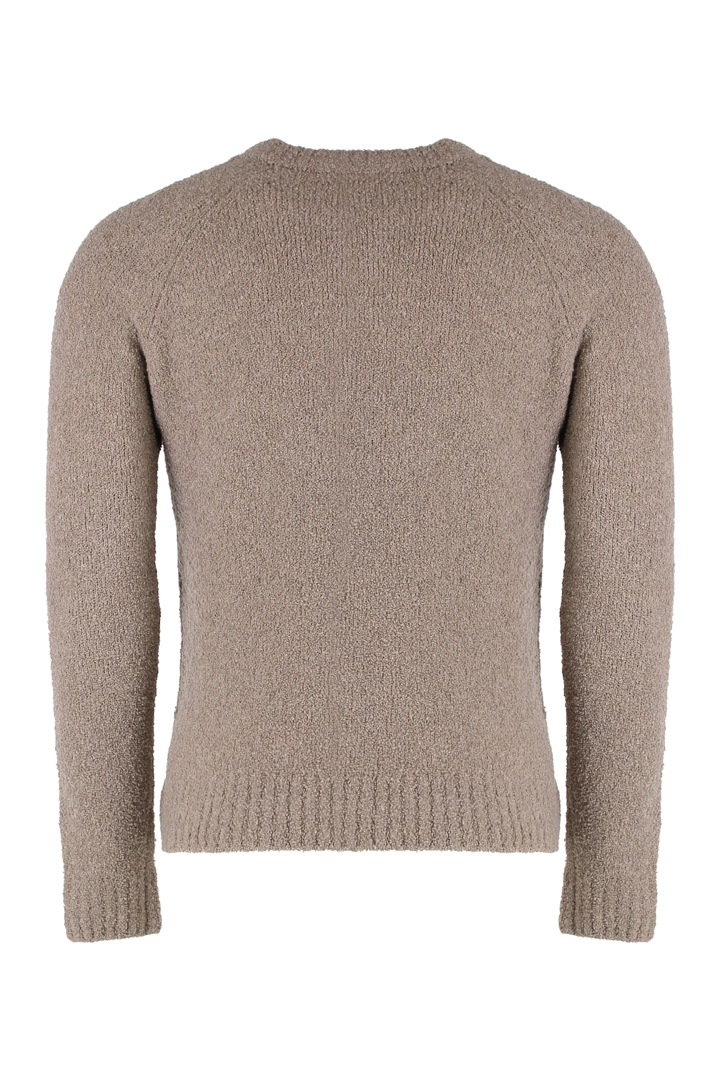 Moorer Frankie Wool And Cashmere Sweater In Brown