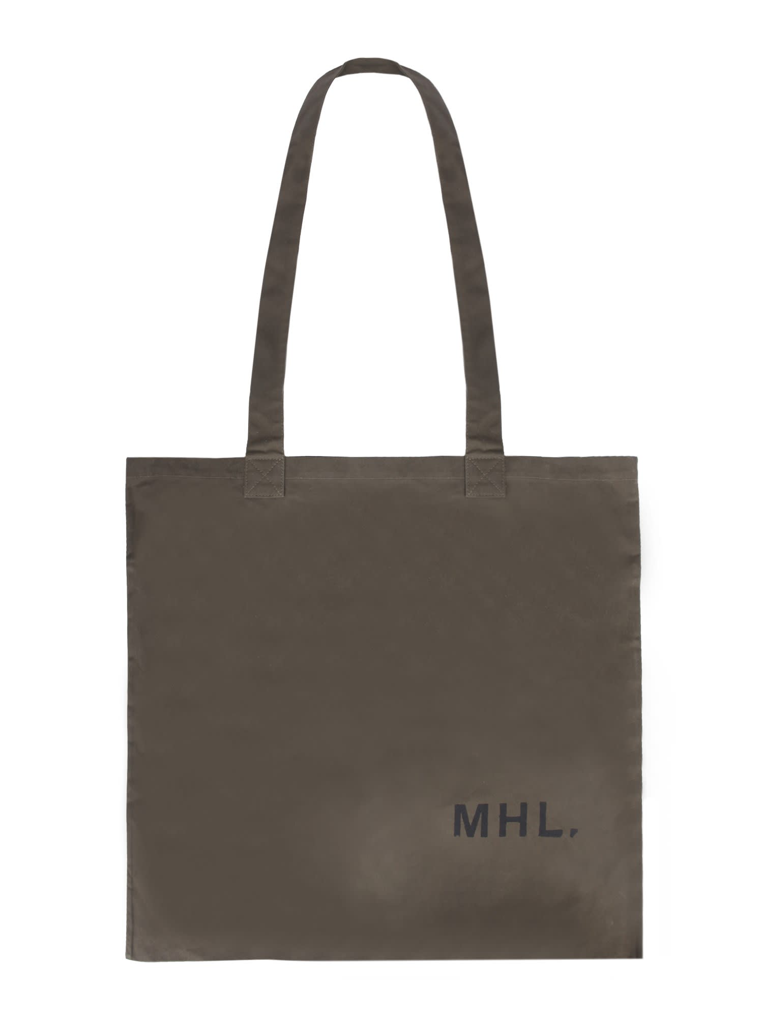 Margaret Howell Waxed Washed Cotton Shopper Bag