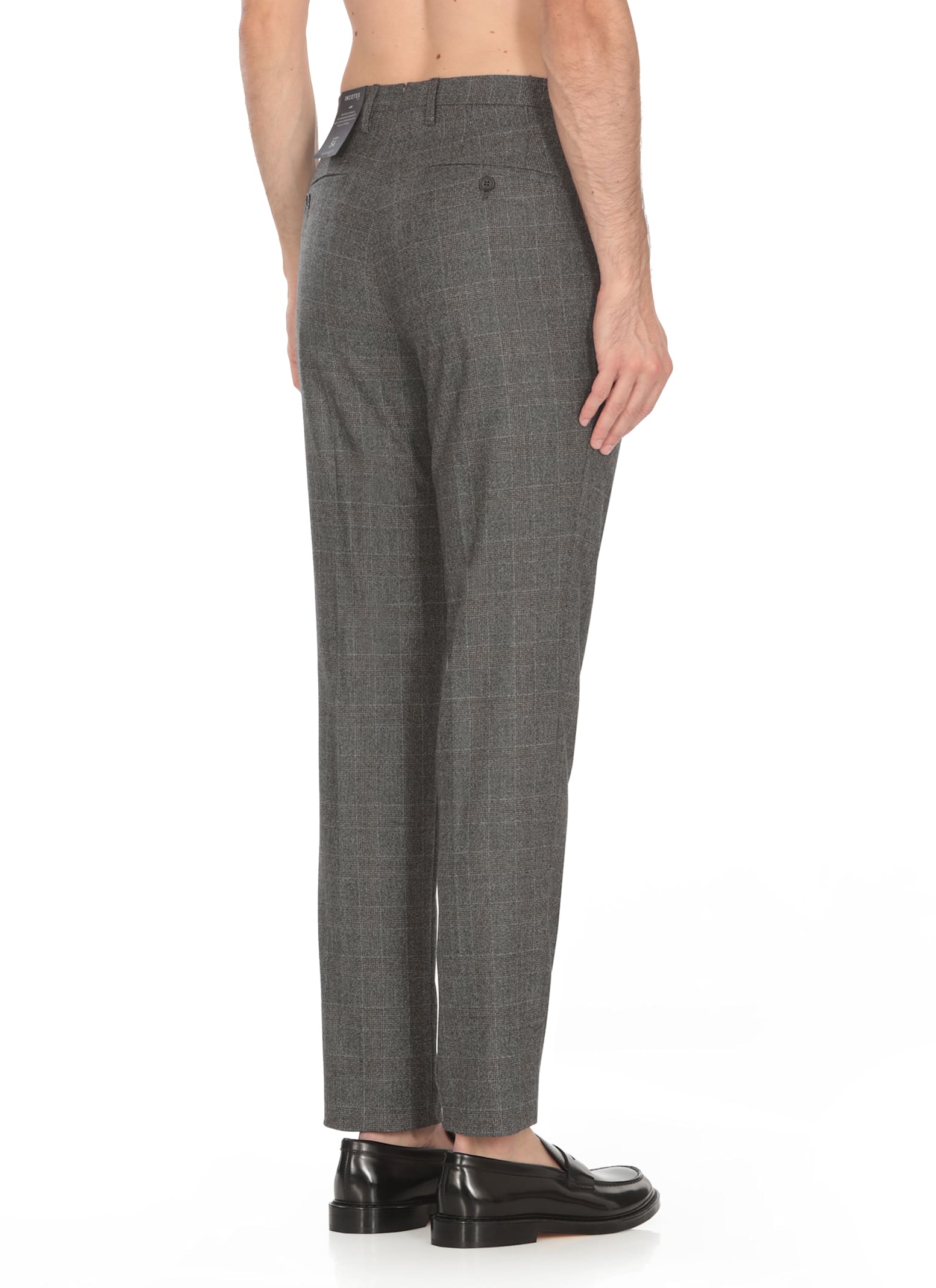 INCOTEX VIRGIN WOOL PANTS 