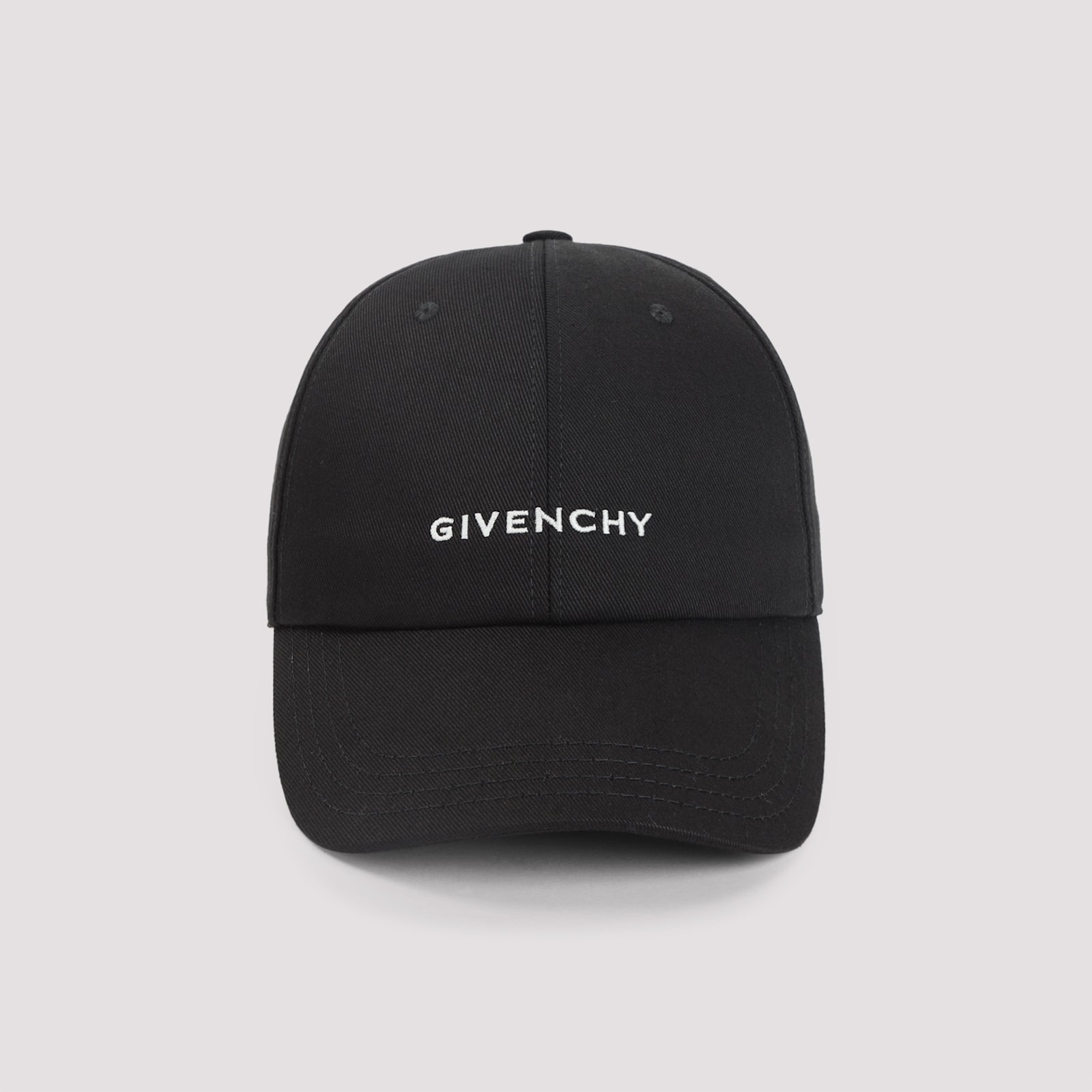 Givenchy W Curved Cap In Black