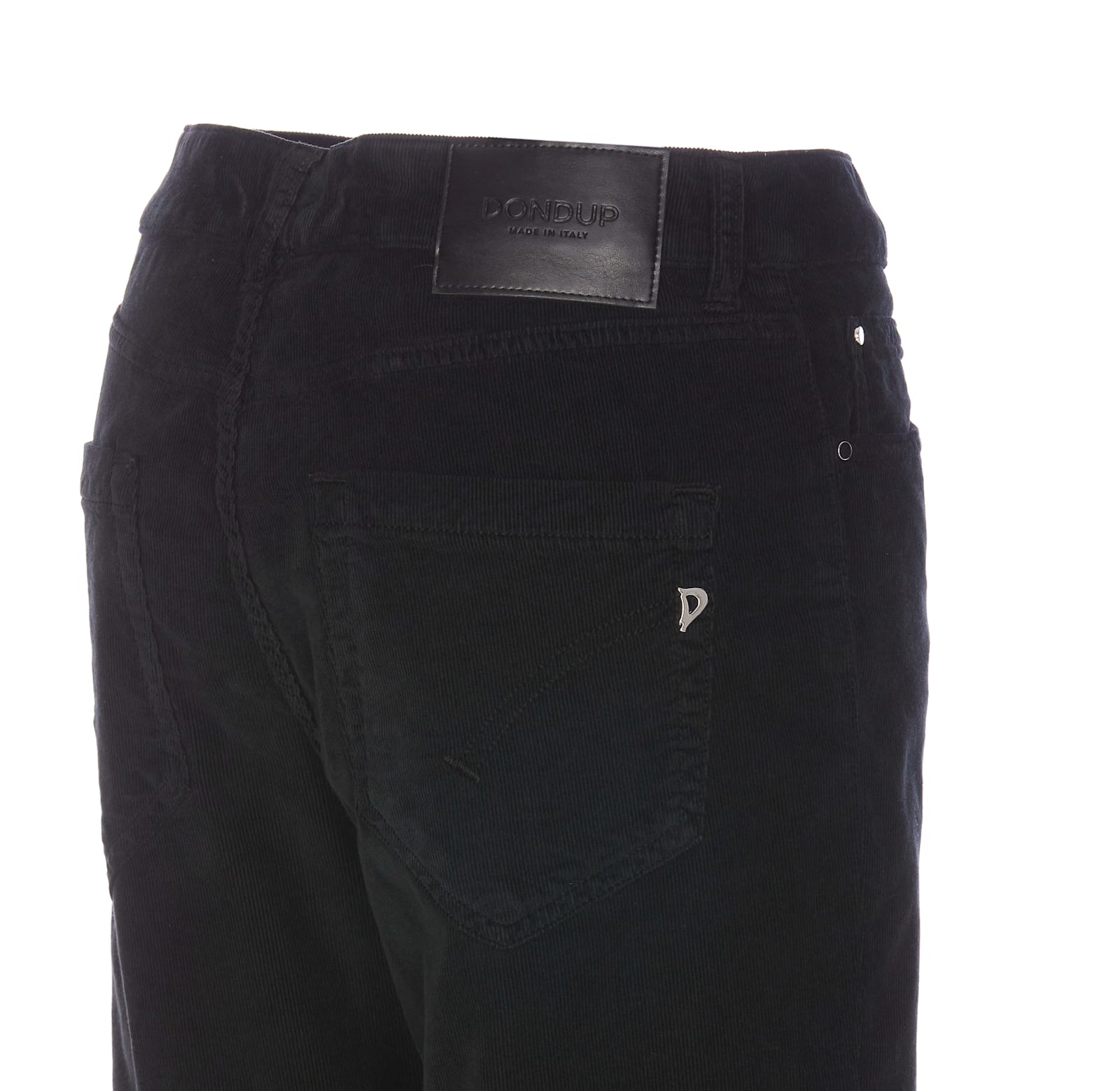 Dondup Black Nima Trousers In Black