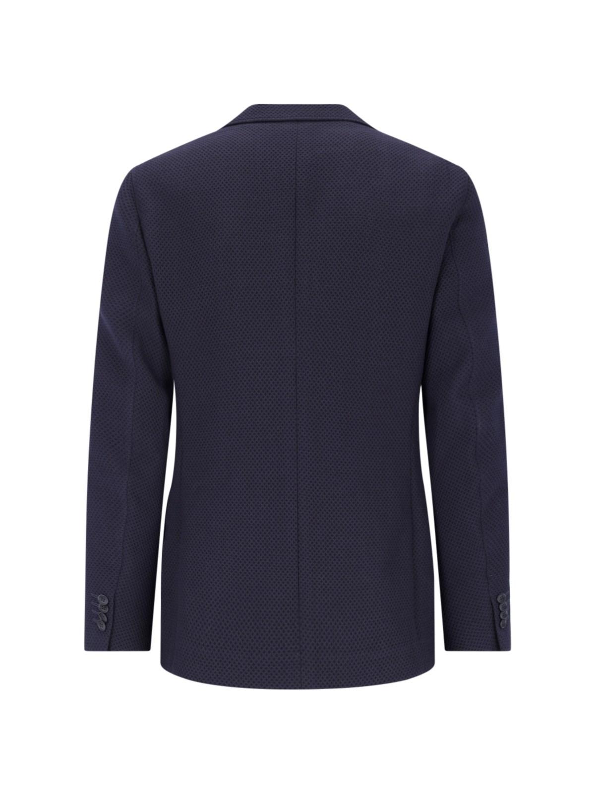 Shop Giorgio Armani Double-breasted Blazer