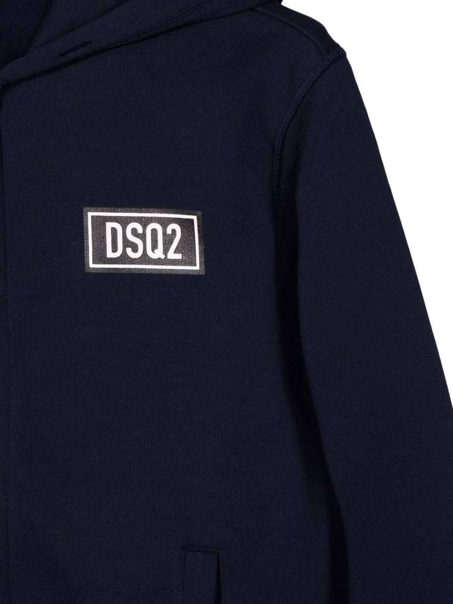 Shop Dsquared2 Relax Felpa In Blue