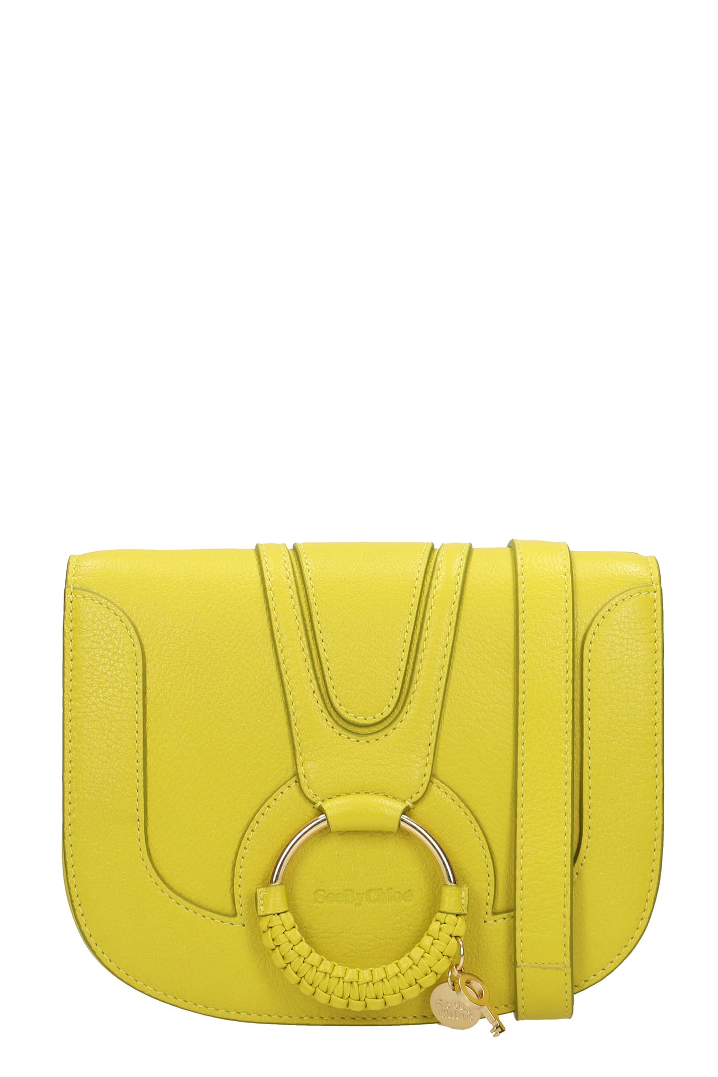 See by Chloé Hana Shoulder Bag In Yellow Leather