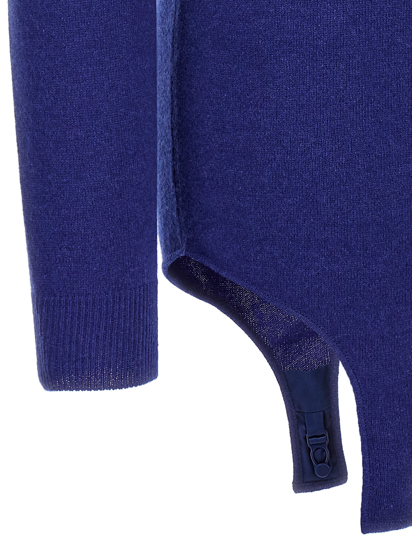 Shop Saint Laurent Garter Sweater In Blue