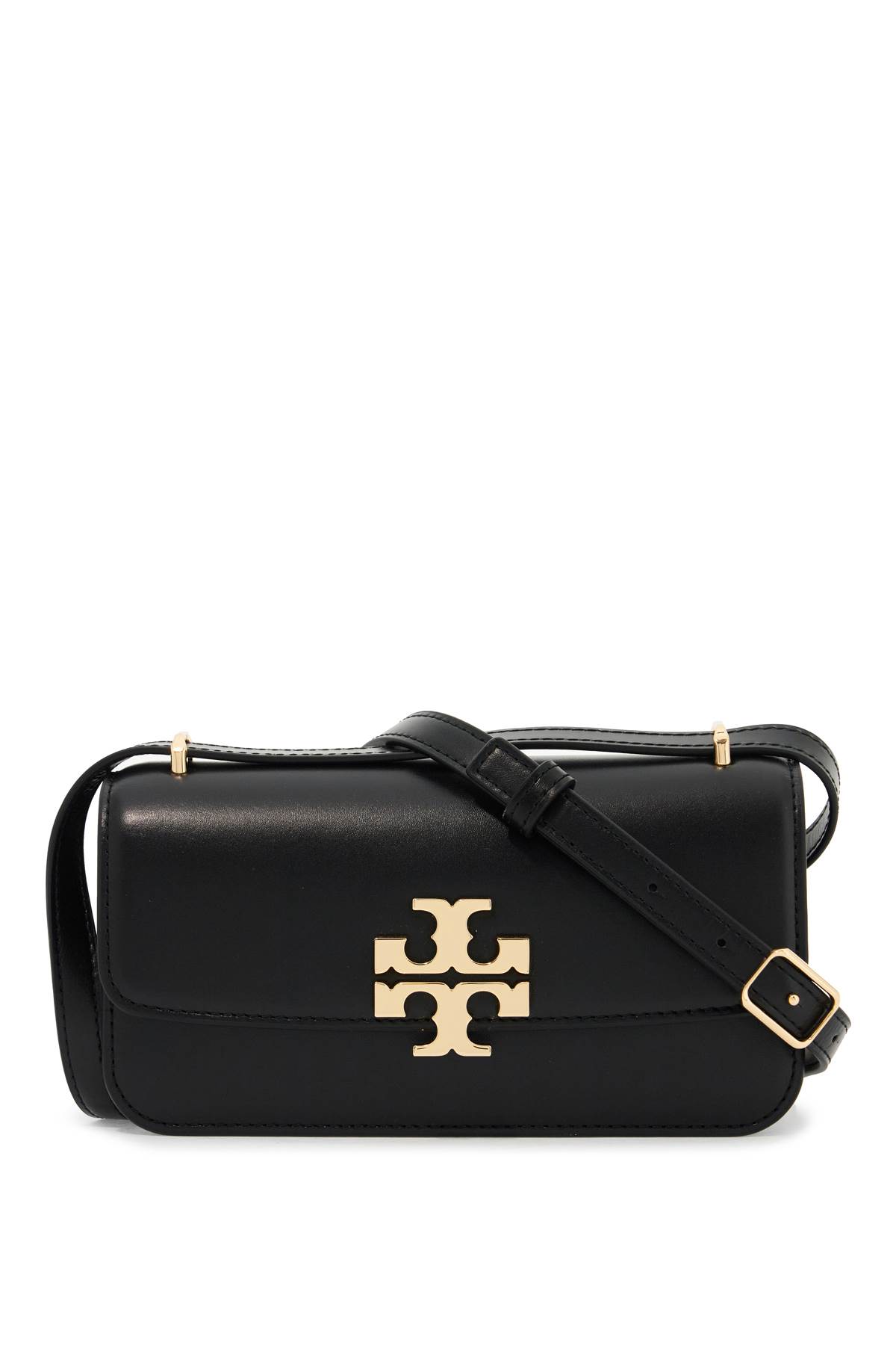 Tory Burch Small Eleanor East/west Shoulder Bag In Nero