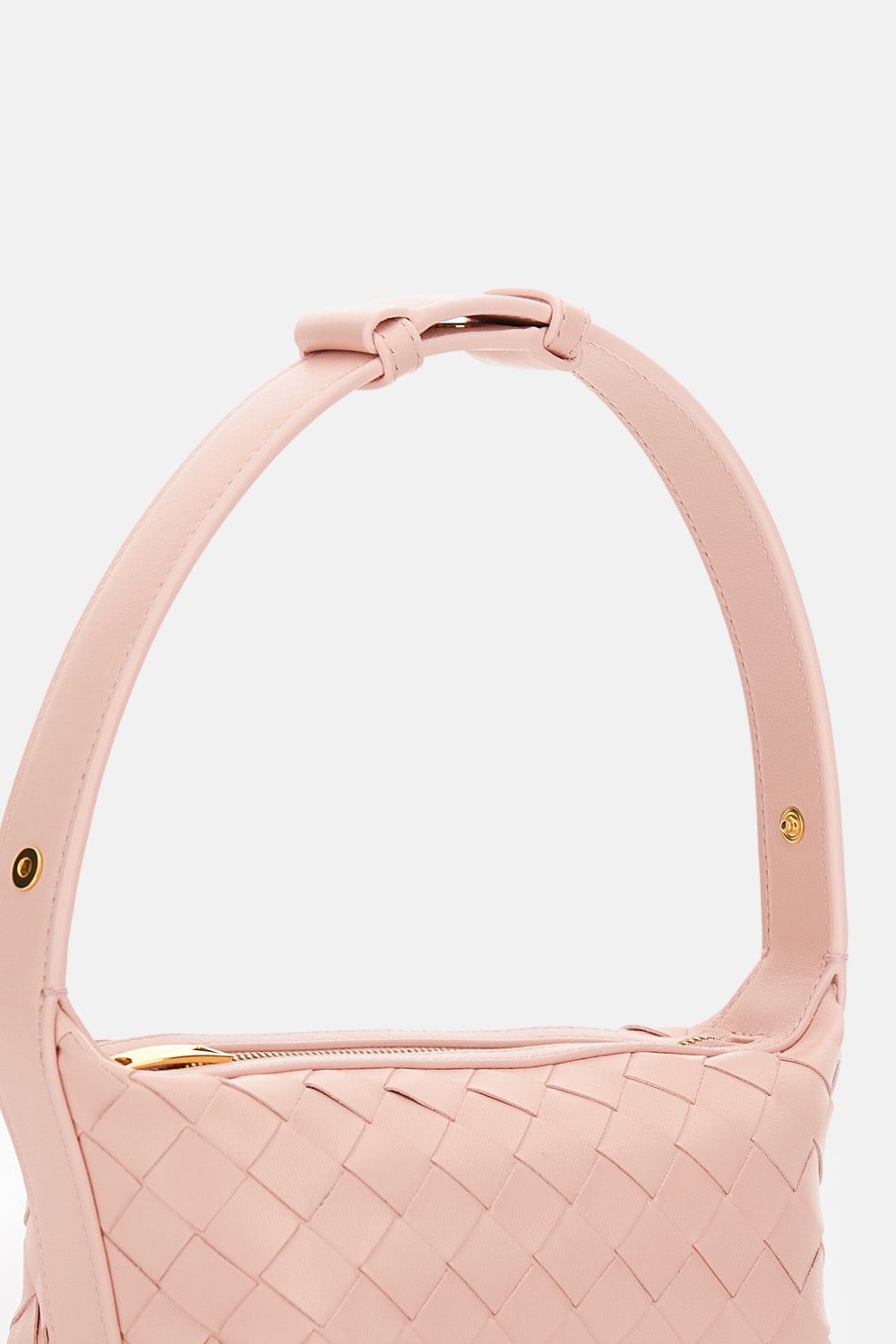 Bottega Veneta Light Pink Wallace Clutch