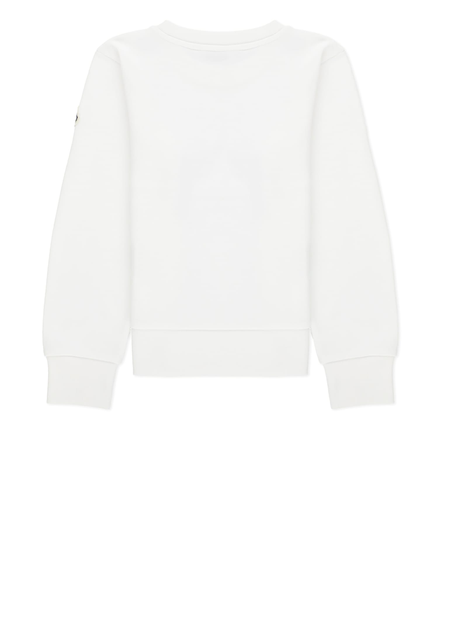 Moncler Sweatshirt With Print In White