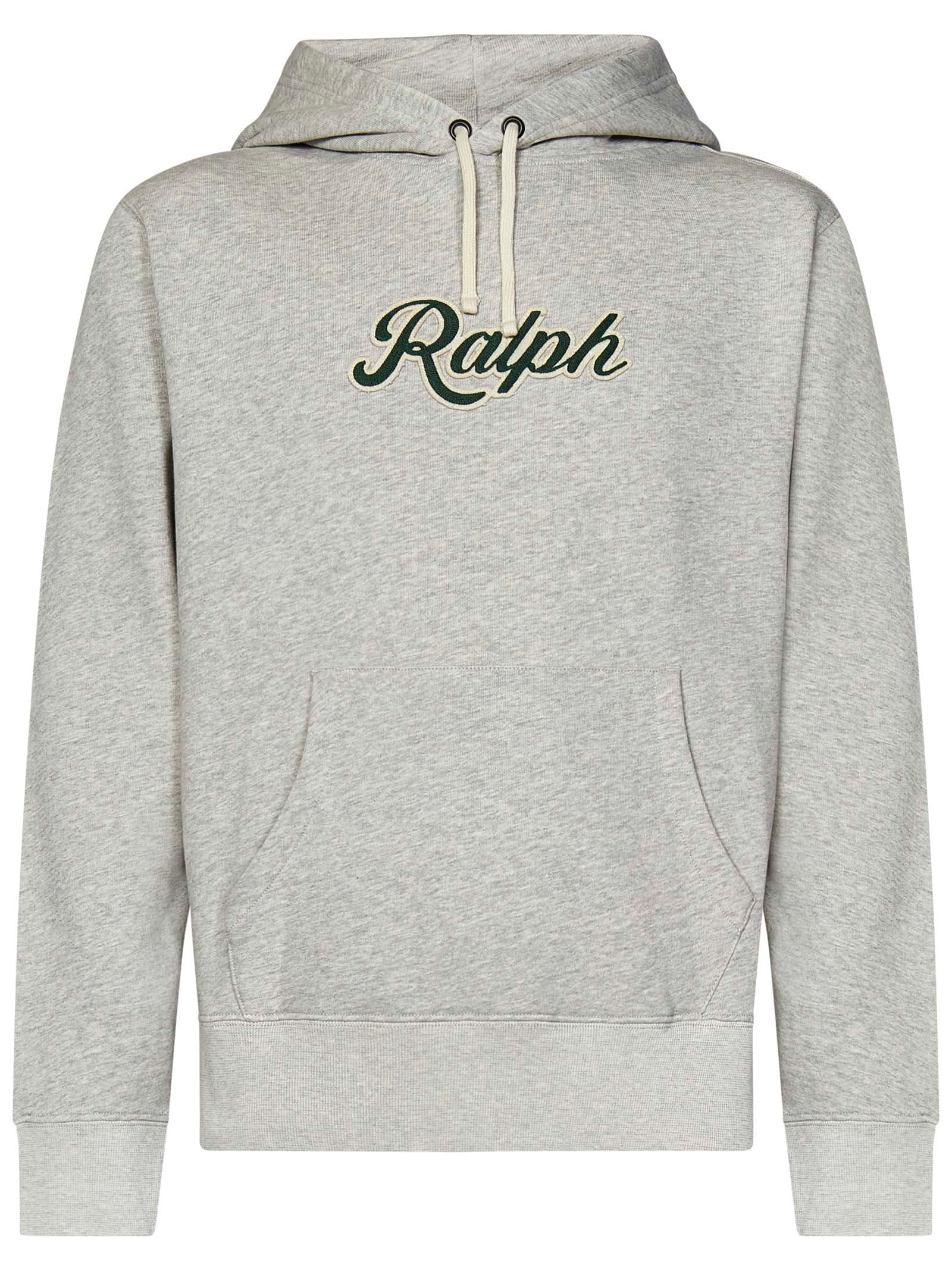 Shop Polo Ralph Lauren Sweatshirt In Grey