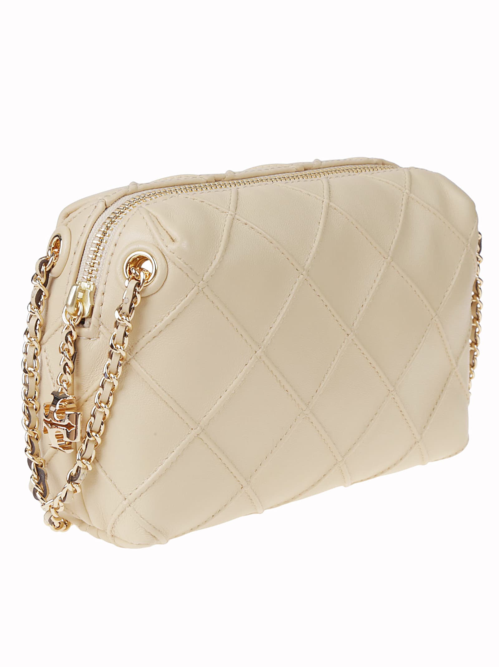 Tory Burch Fleming Soft Crossbody Bag In White