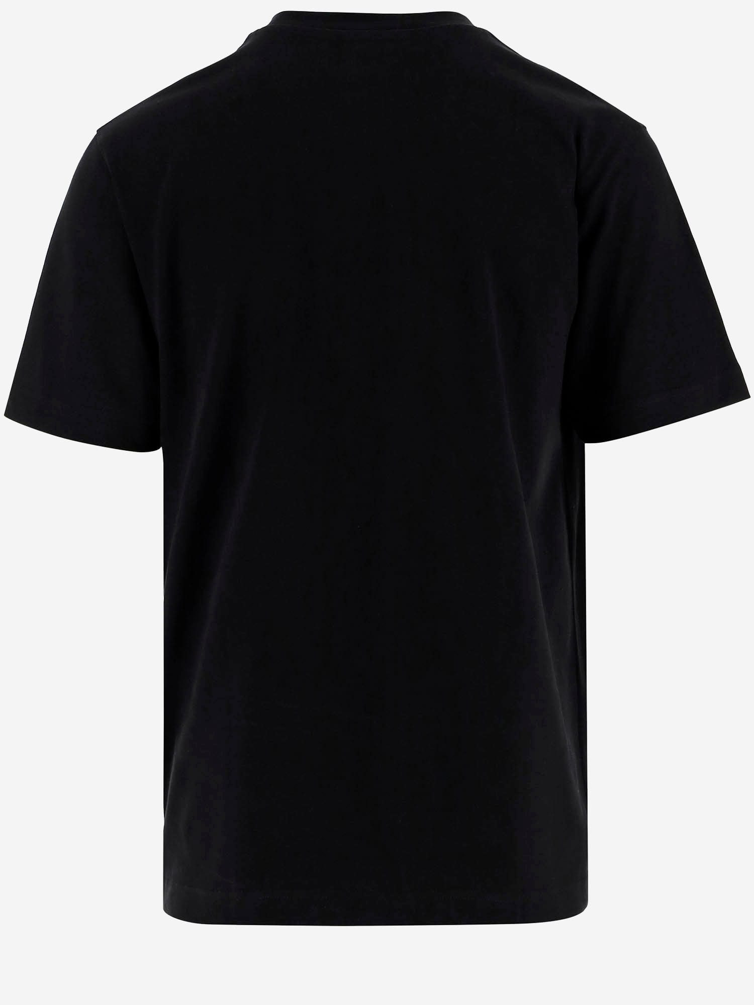 Jacquemus Le T-shirt Gros Grain Cotton T-shirt In Black
