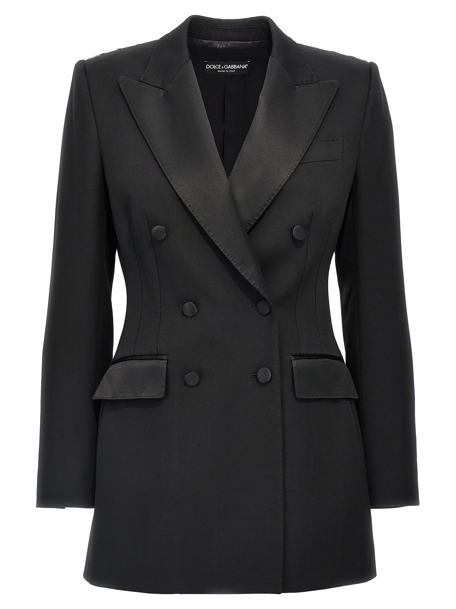 Shop Dolce & Gabbana Turlington Blazer In Black