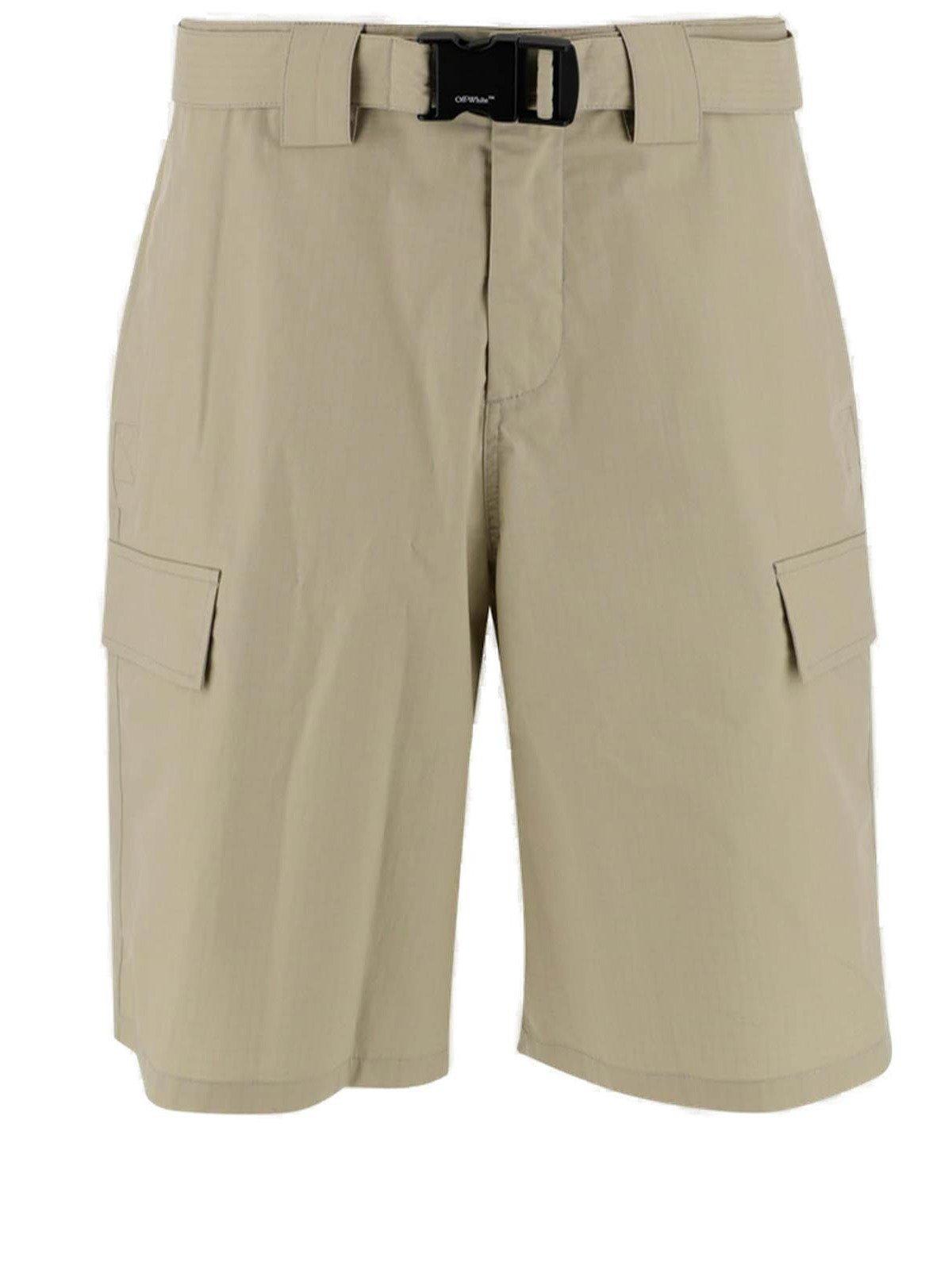 Medium Waist Cargo Shorts