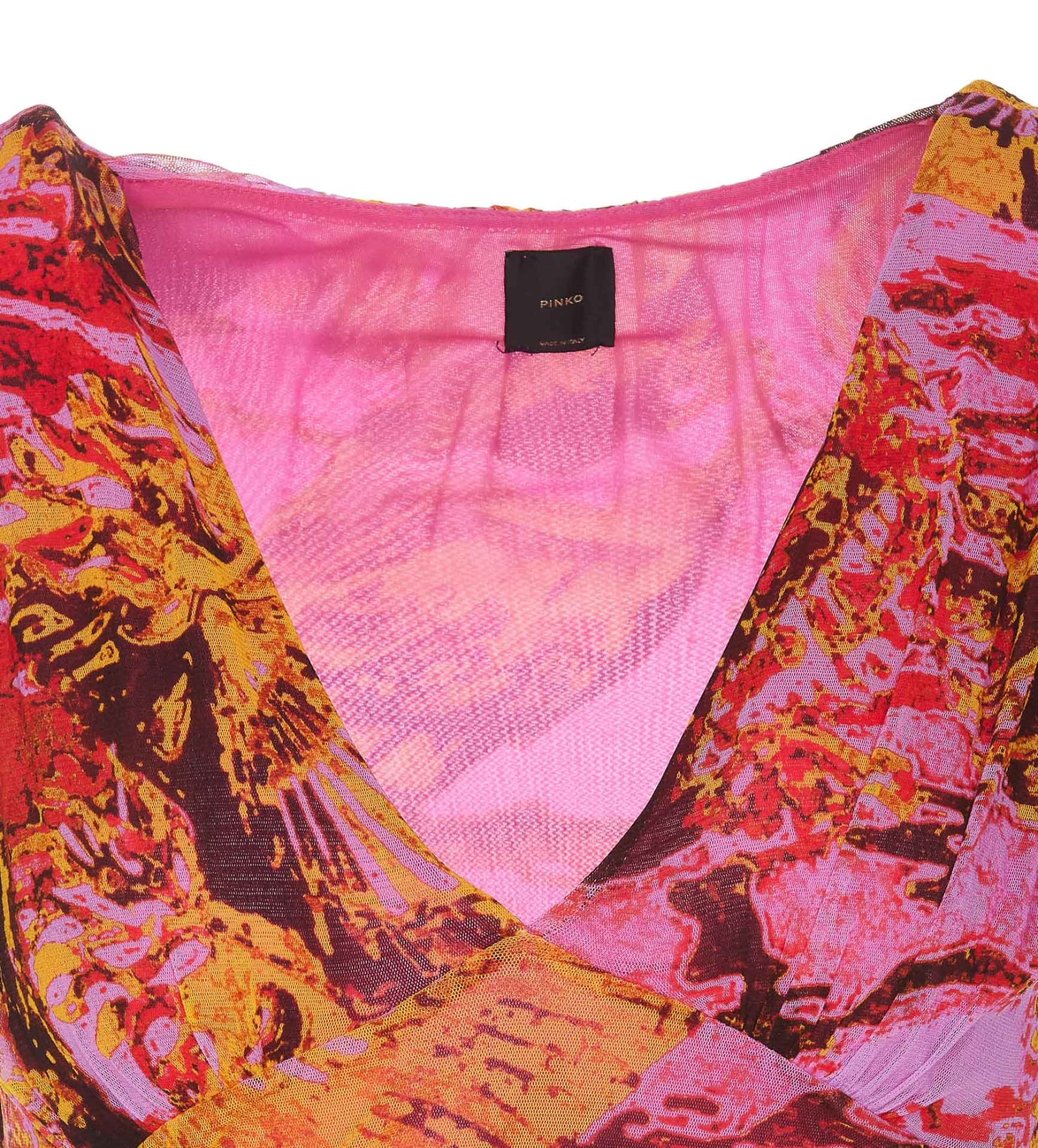Shop Pinko Androgeo Dress In Multicolour