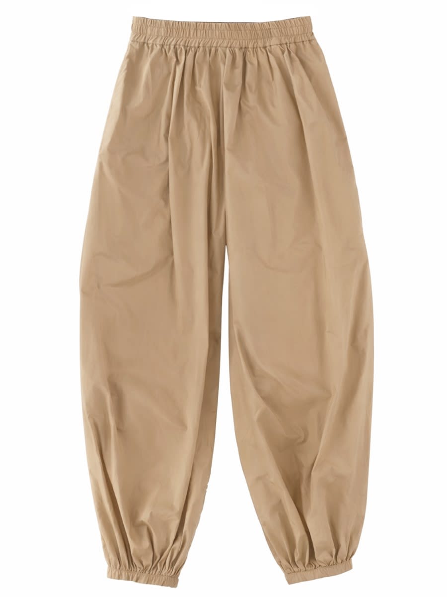 Alysi Pantalone Con Banda Elasticizzata In Brown