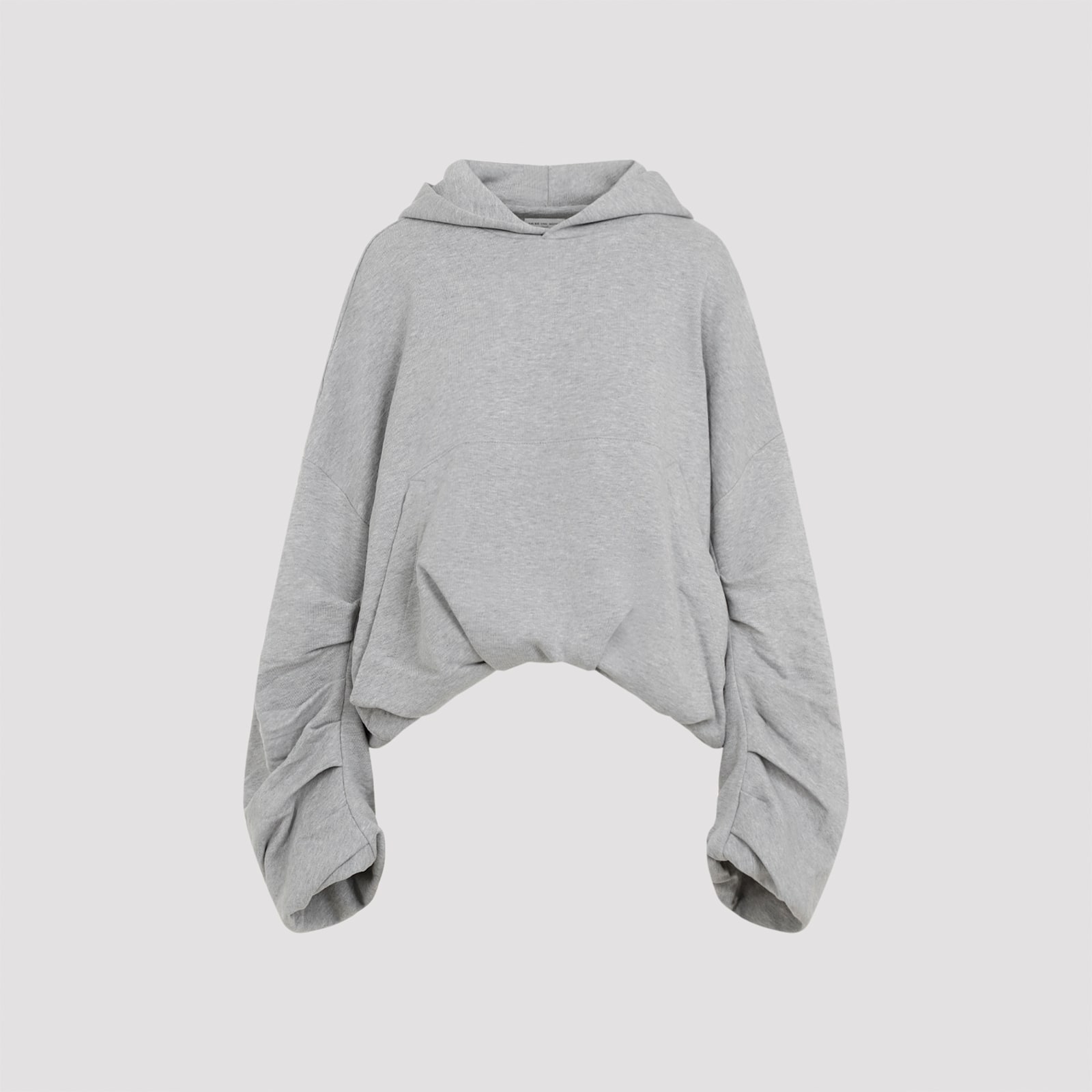 Shop Dries Van Noten Hannett Hoodie In Grey Melange