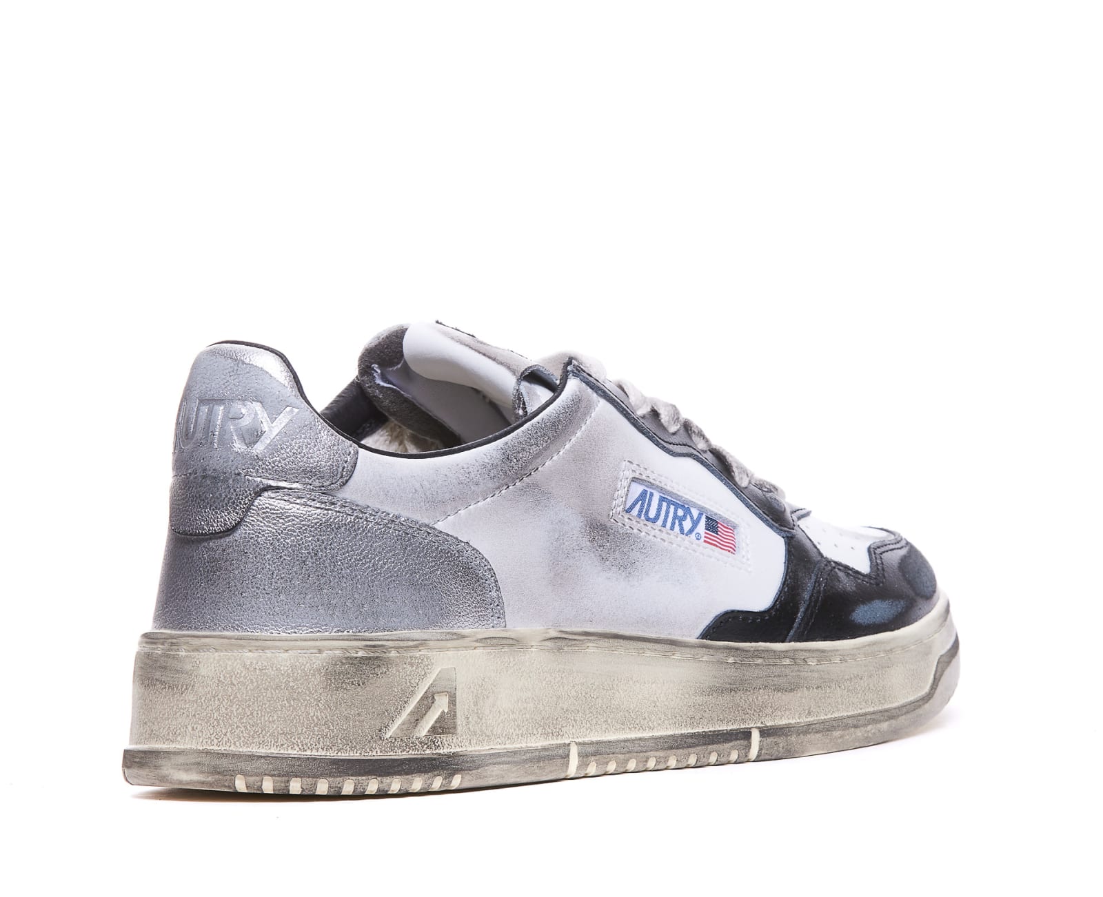 Autry Super Vintage Medalist Sneakers In White