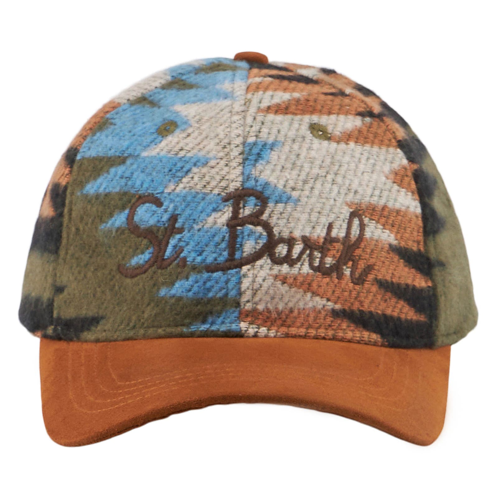 Baseball Corduroy Cap With St. Barth Embroidery