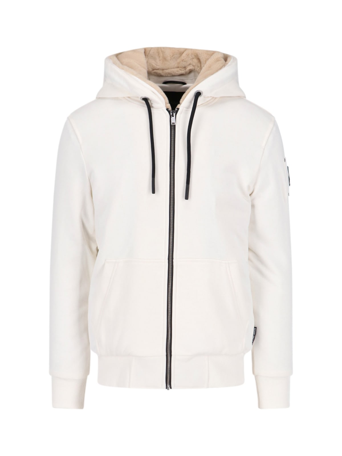 Shop Moose Knuckles Hoodie In White