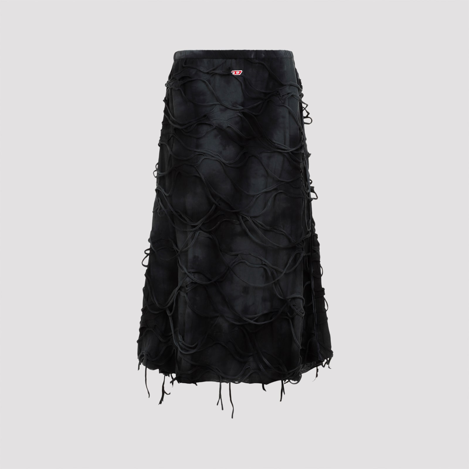 Shop Diesel O-jal Skirt In Denim