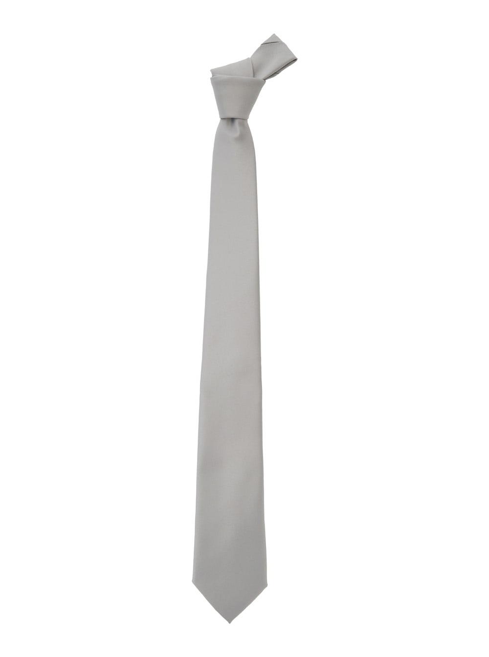 Grey Classic Tie In Fabric Man