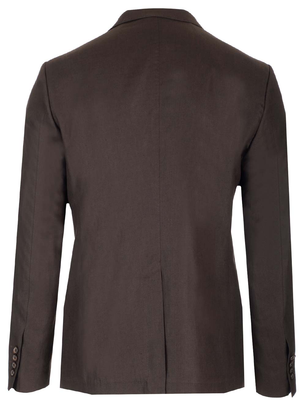 Shop Dolce & Gabbana Double-breasted Ebony Jacket In Brown