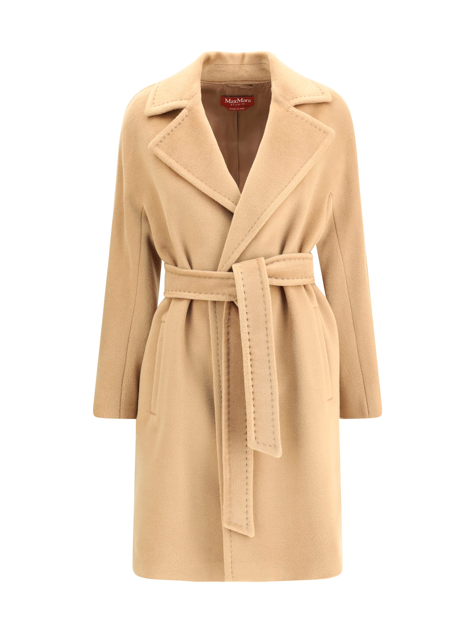 Max Mara Scire Coat In Brown