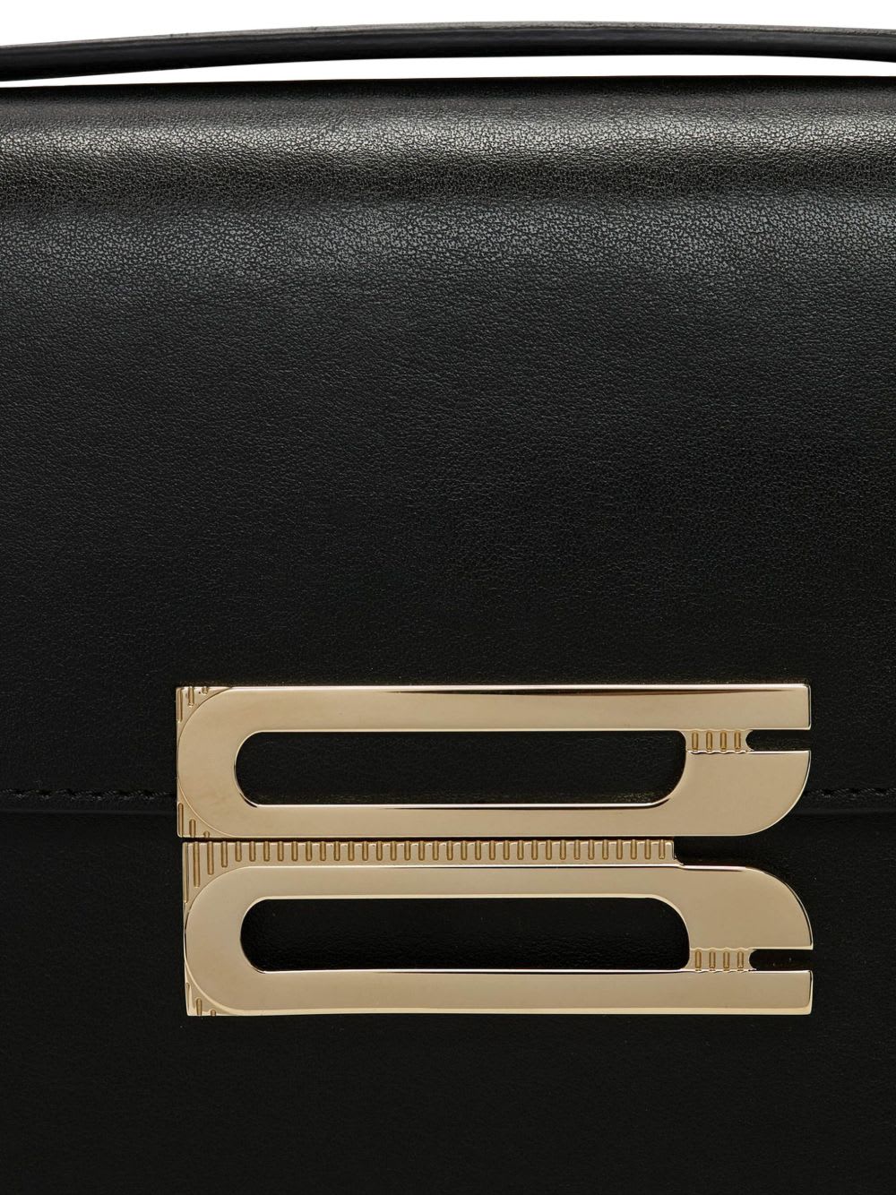 Victoria Beckham Shoulder Bag With Adjustable Strap And Gold-tone Hardware In Black