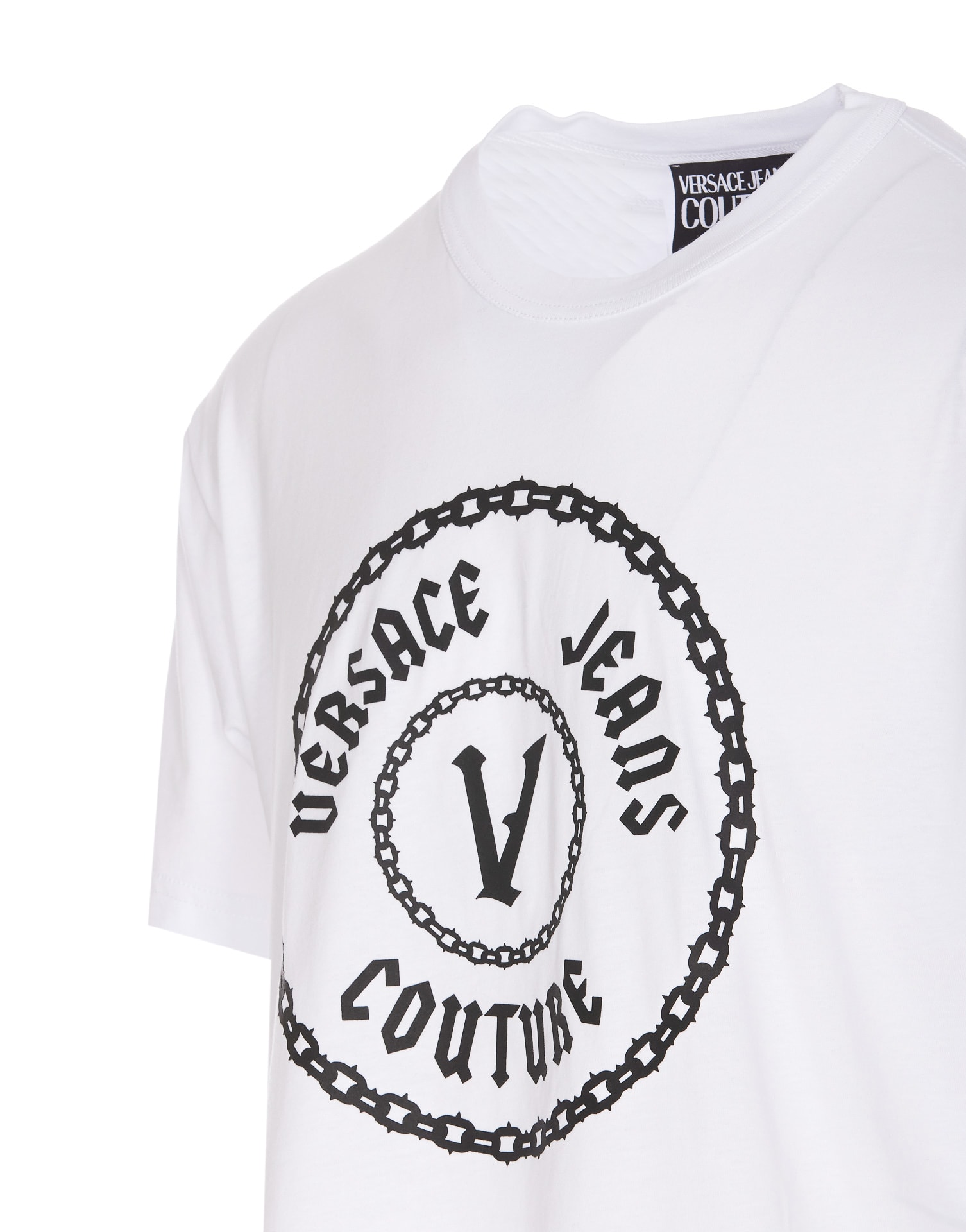 VERSACE JEANS COUTURE VEMBLEM LOGO T-SHIRT 