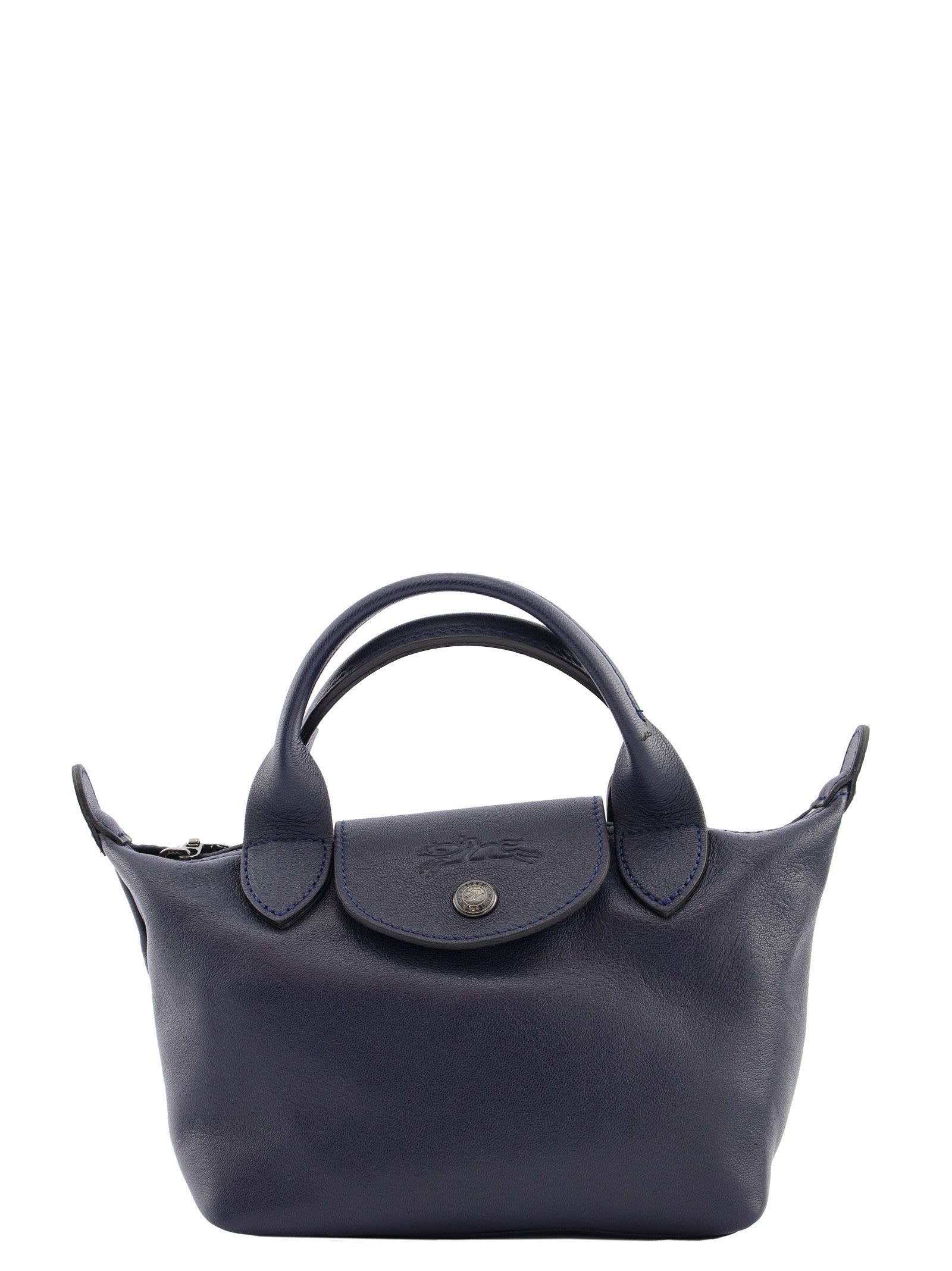 Longchamp Le Pliage Cuir - Top Handle Bag Xs