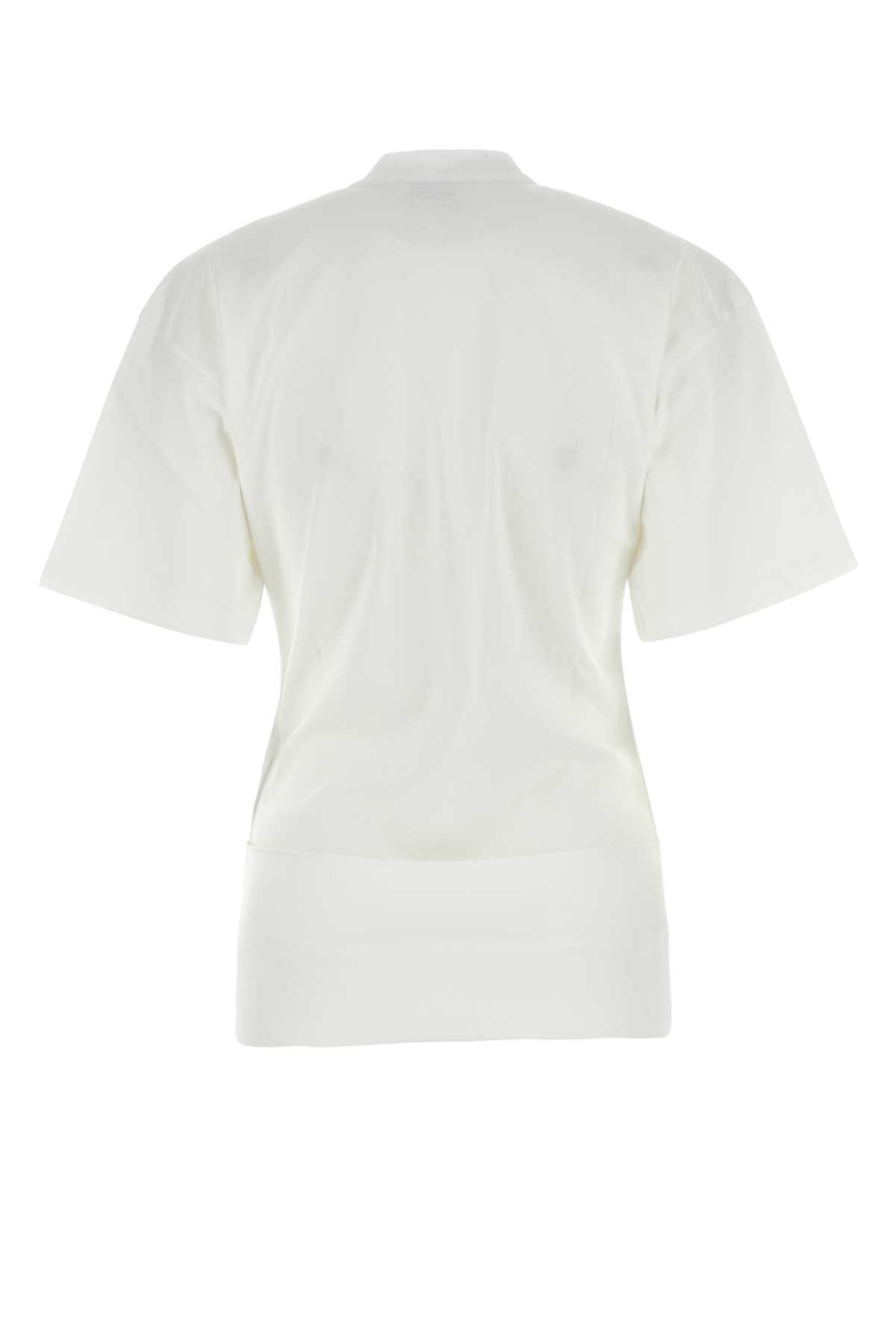 Shop Off-white White Cotton T-shirt In Whitewhite