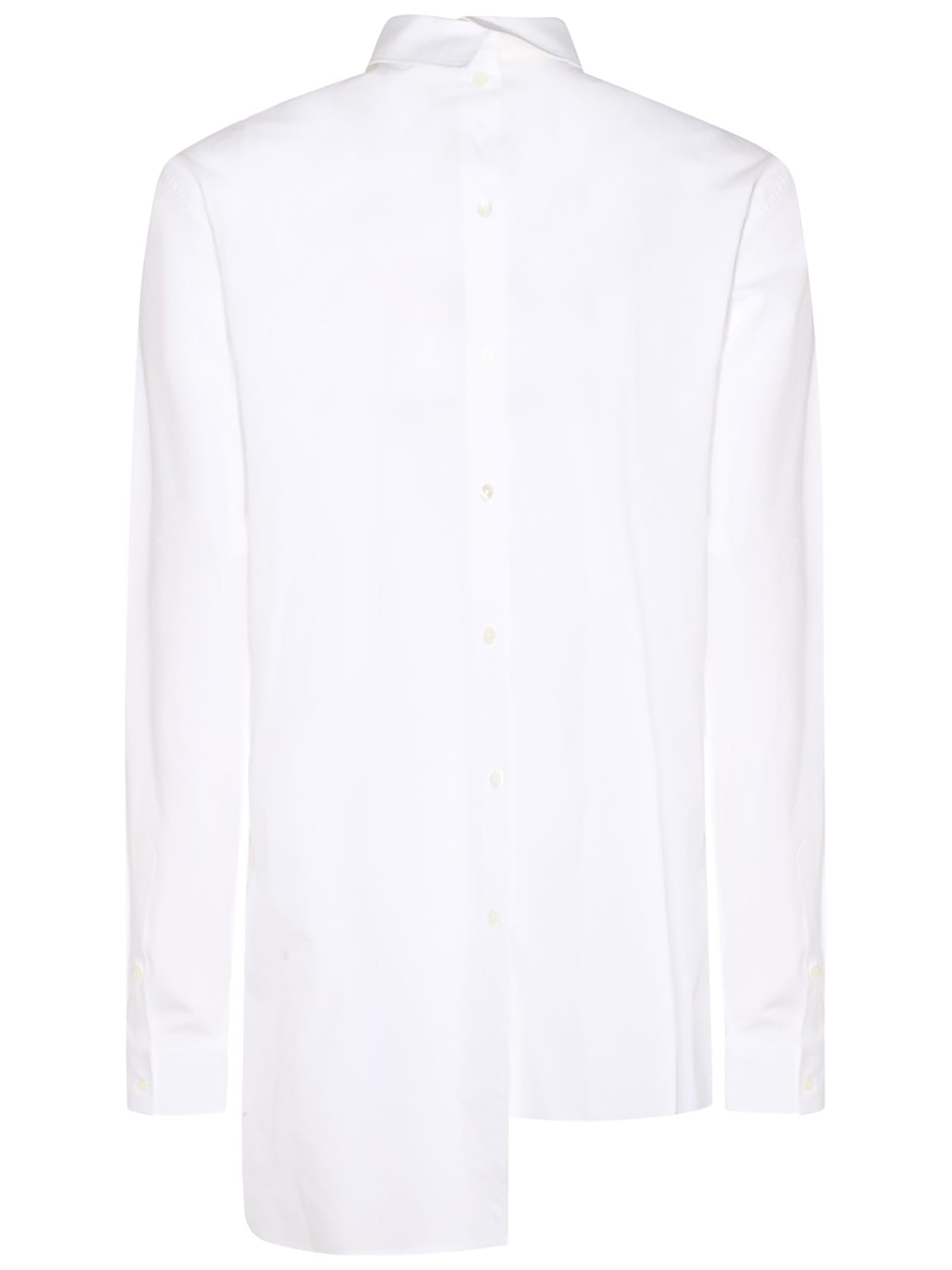Shop Lanvin Shirts White