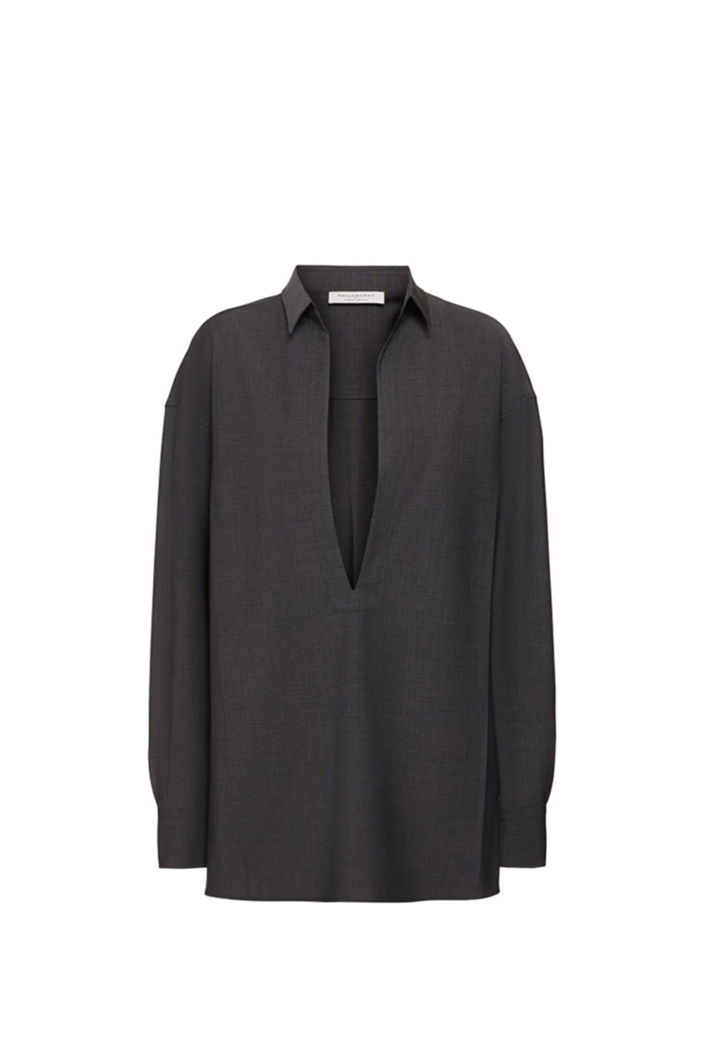 Shop Philosophy Di Lorenzo Serafini Shirt In Grey