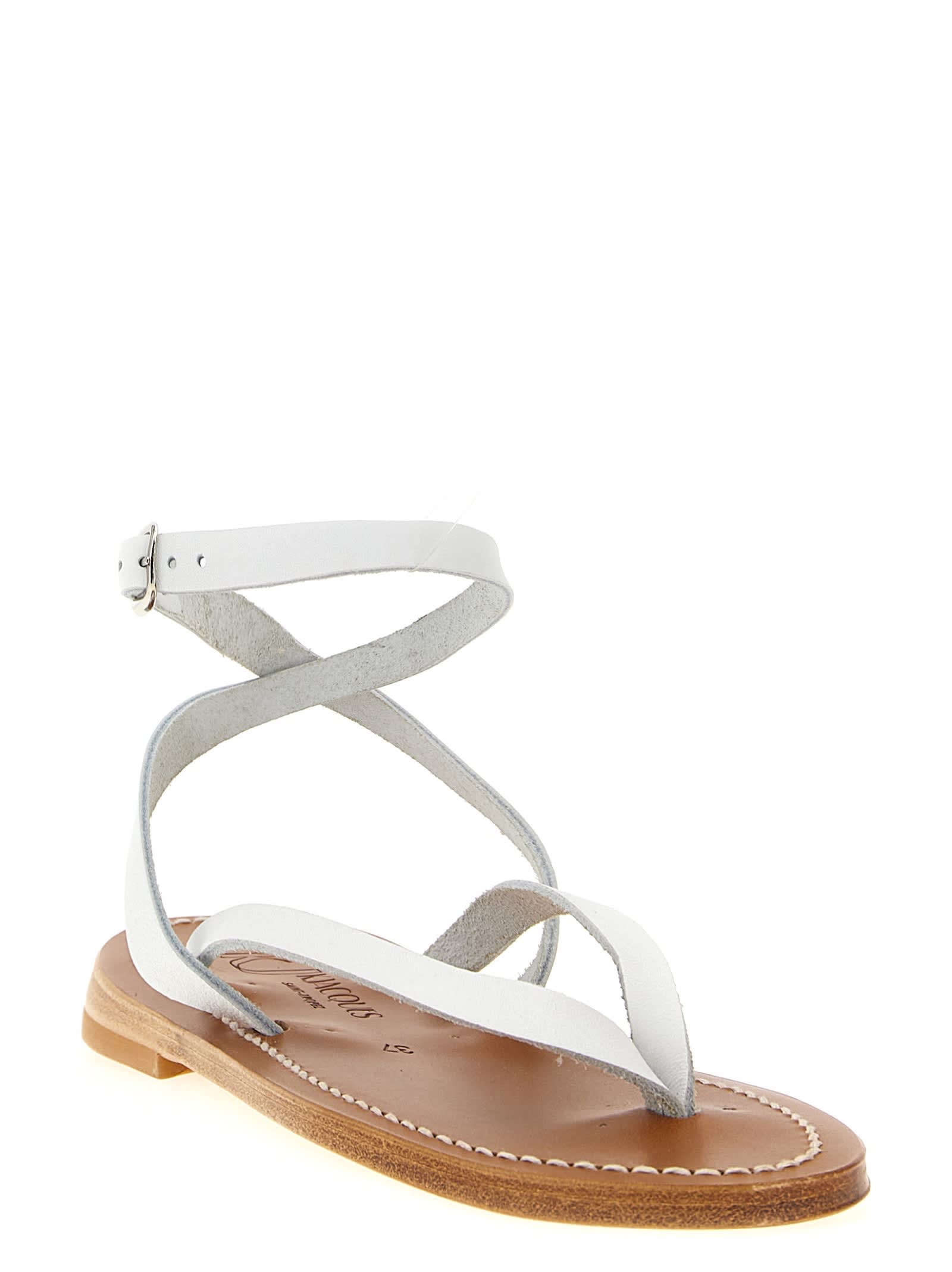 Kjacques Sandali Bassi K. Jacques Donna Colore Bianco In White