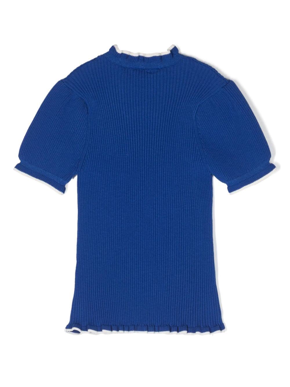 Shop Etro T-shirt Con Ruches In Blue