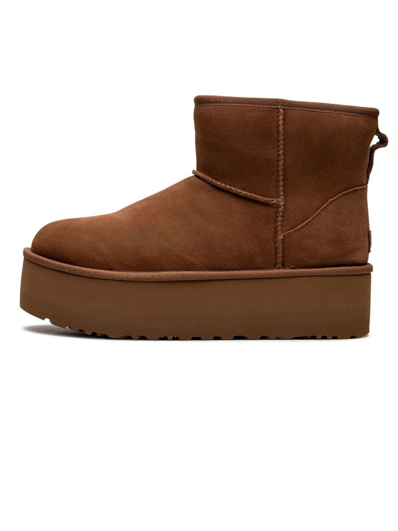 Shop Ugg Brown Classic Mini Platform Boot In Camel