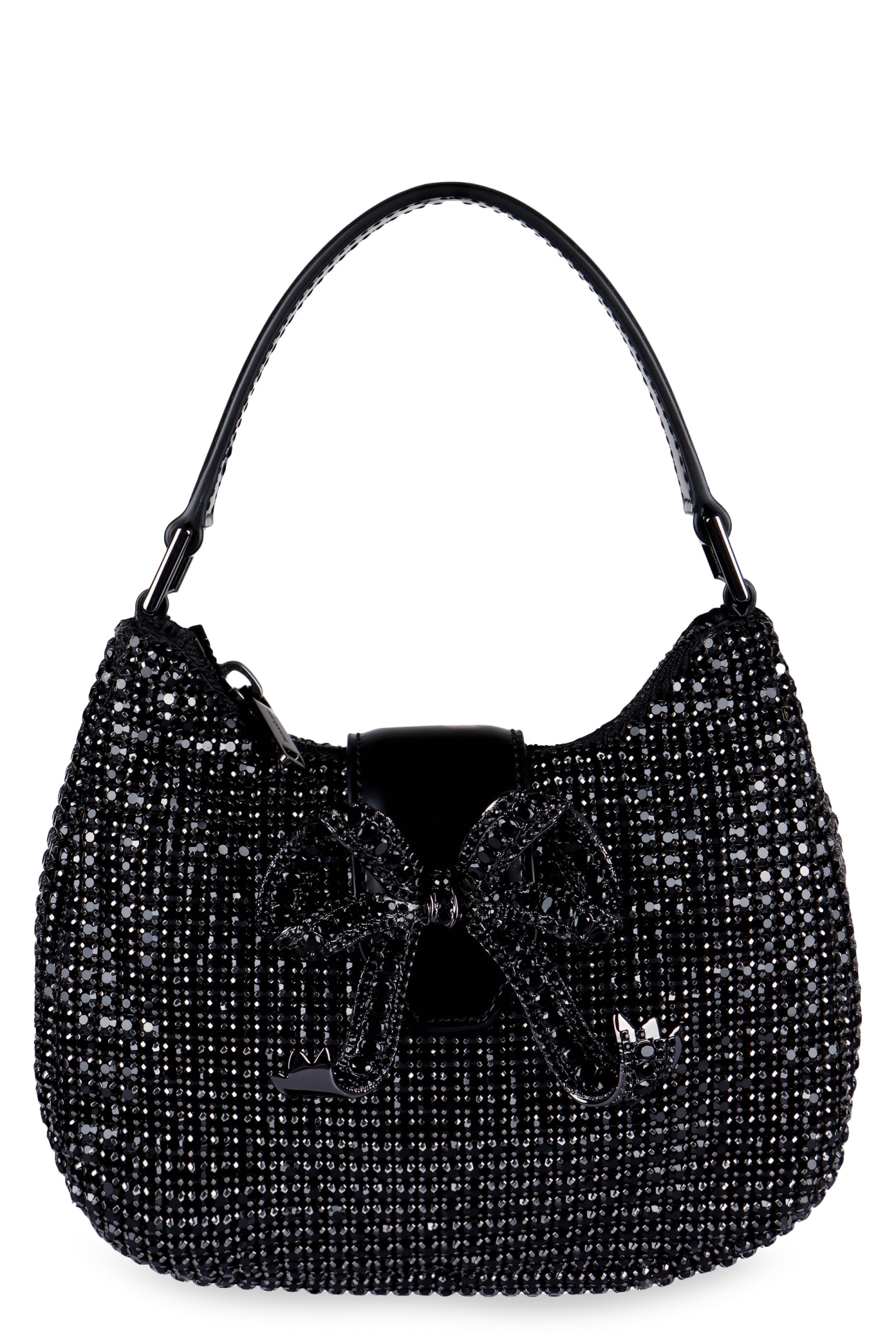 Diamante Crescent Bow Handbag