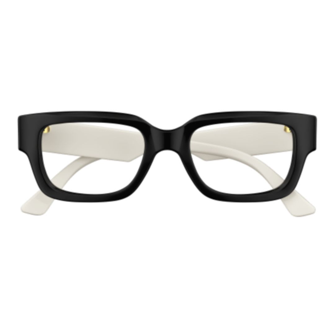 Gucci Gg1666o-005 Black-ivory-transparent