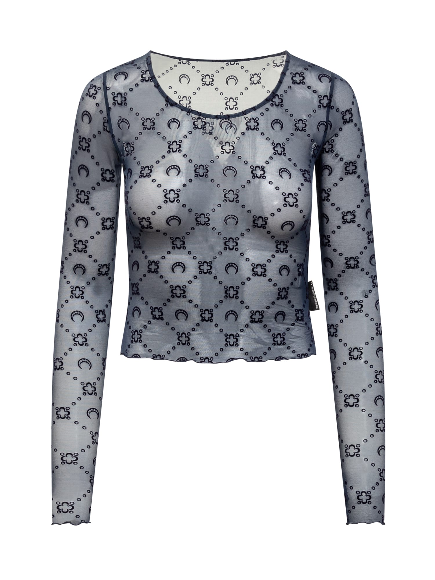 Top With Geometric Pattern And Logo