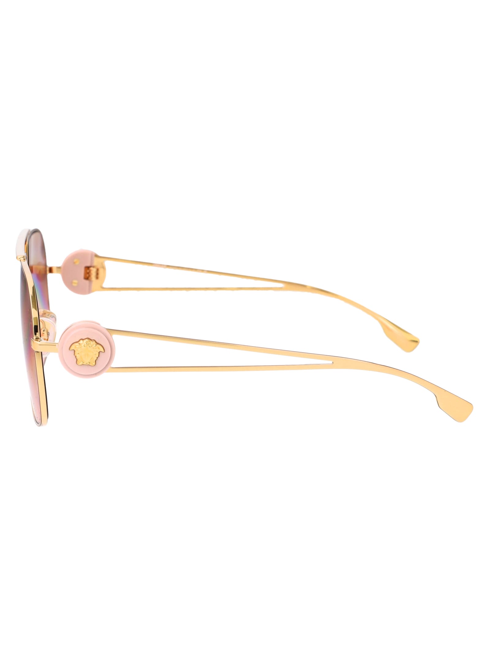 Shop Versace 0ve2269 Sunglasses In 10027e Gold