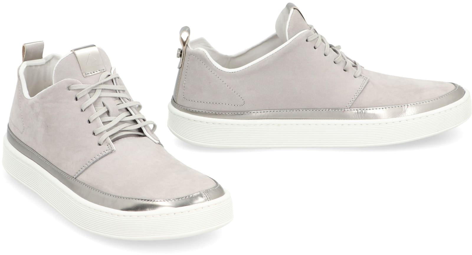 Volta Bosco Suede Sneakers In Grey